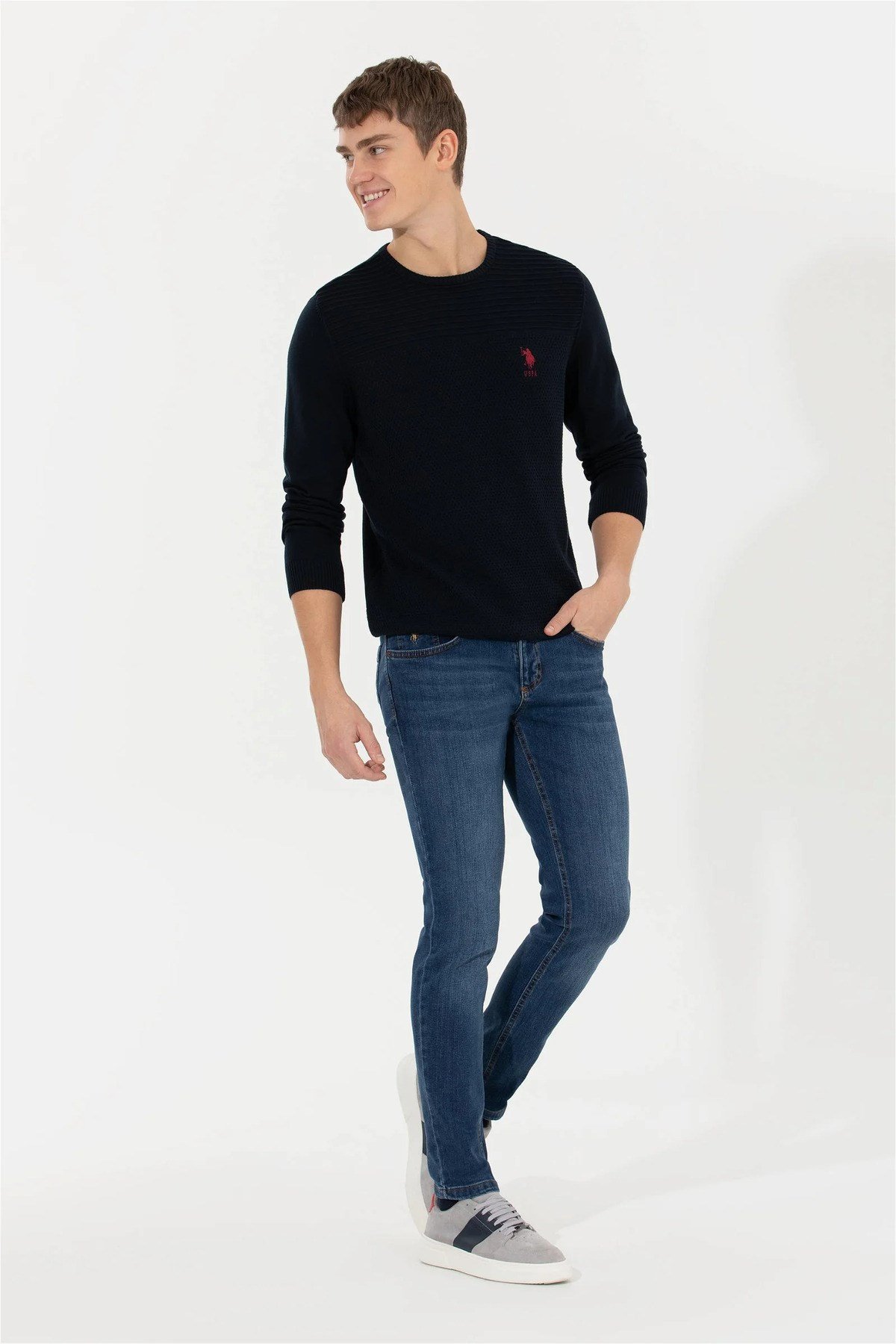 Erkek Mavi Jean Pantolon G081SZ080.000.1452645.DN0022