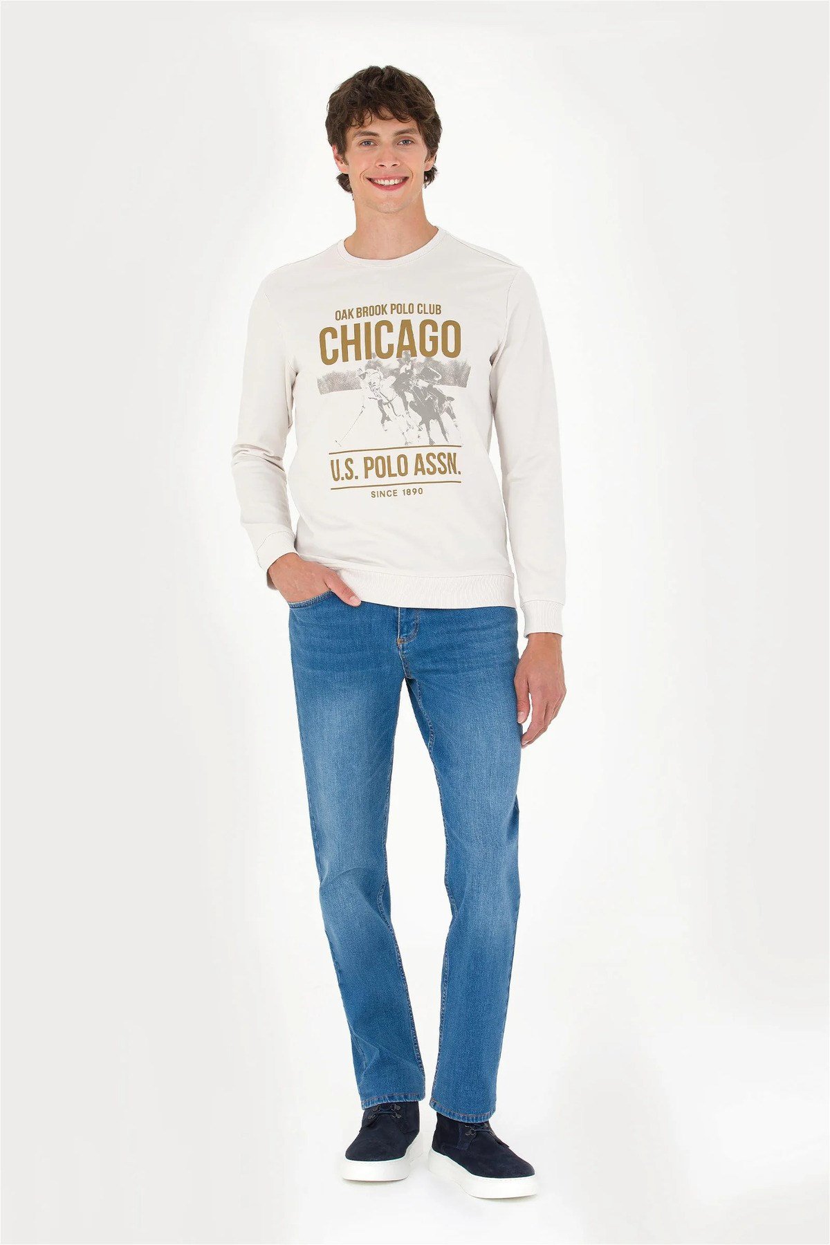 Erkek Mavi Jean Pantolon G081SZ080.000.1458446.DN0022