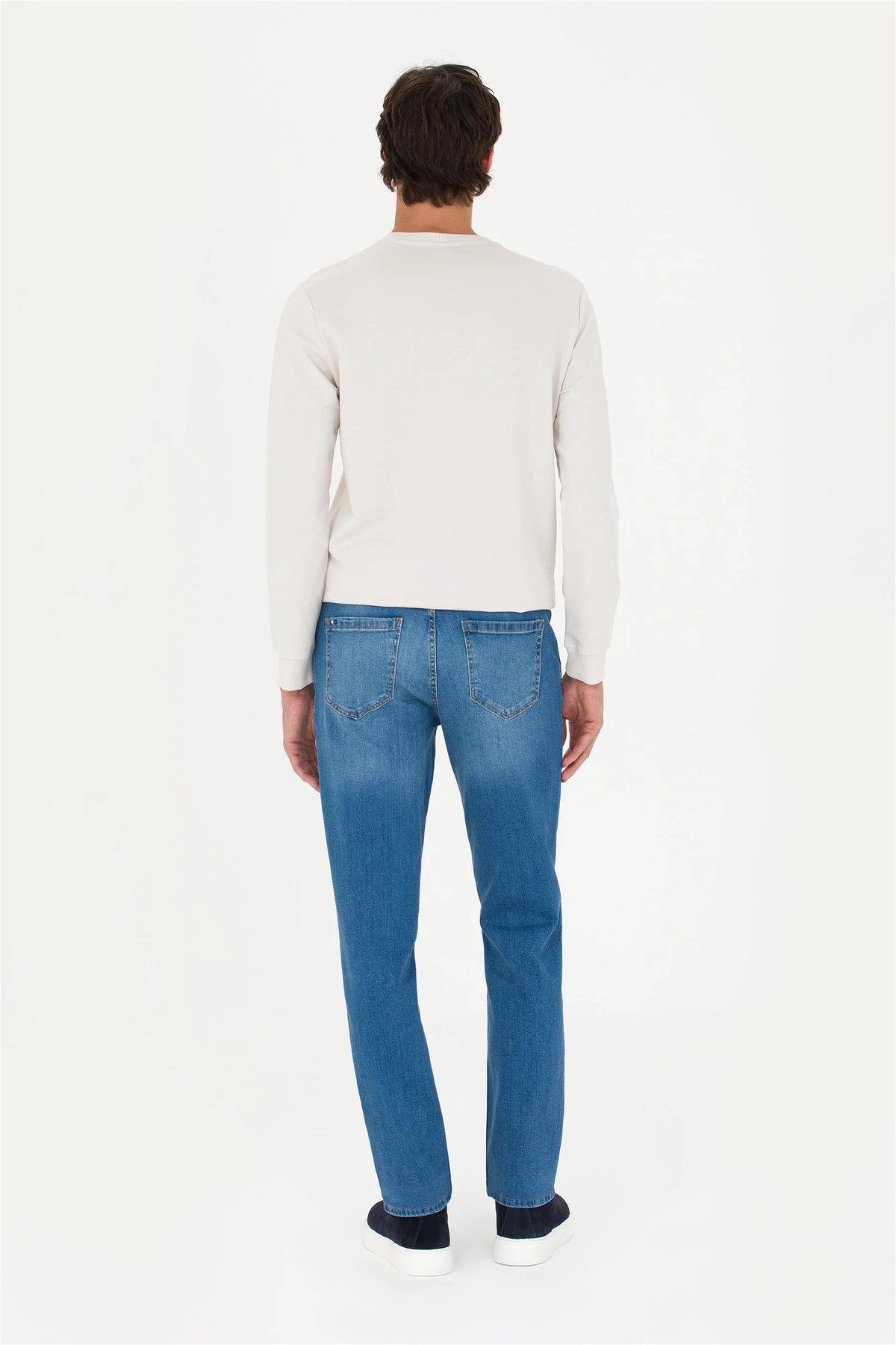 Erkek Mavi Jean Pantolon G081SZ080.000.1458446.DN0022