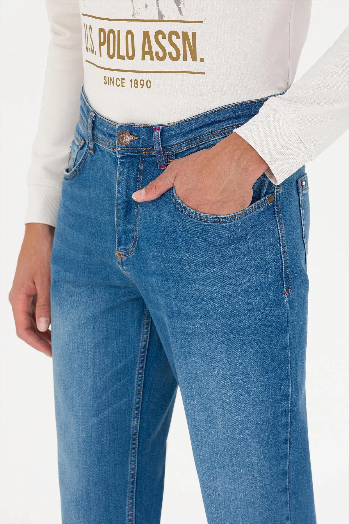 Erkek Mavi Jean Pantolon G081SZ080.000.1458446.DN0022