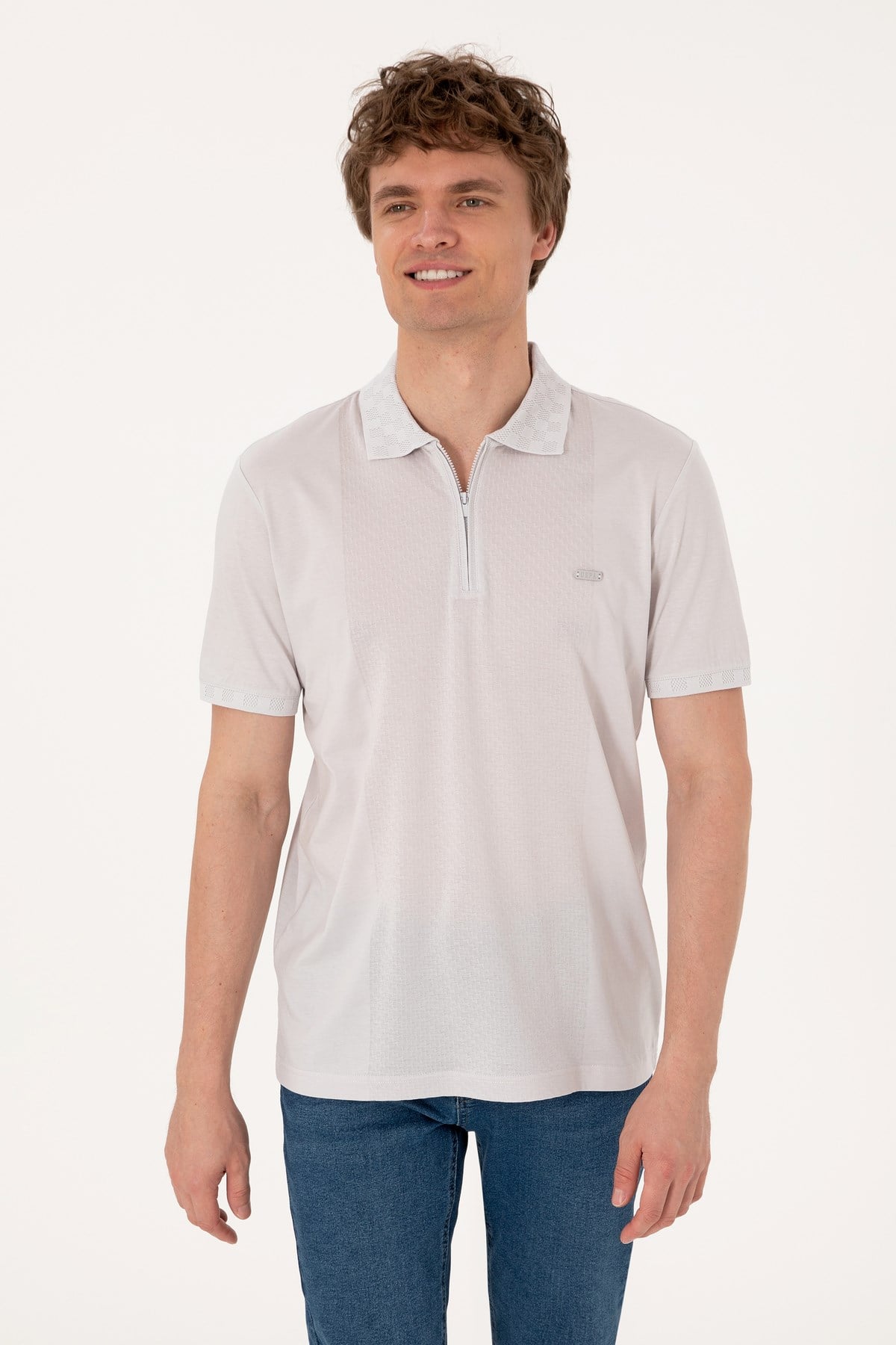 Erkek Regular %100 Pamuk Polo Yaka T-Shirt 2107318