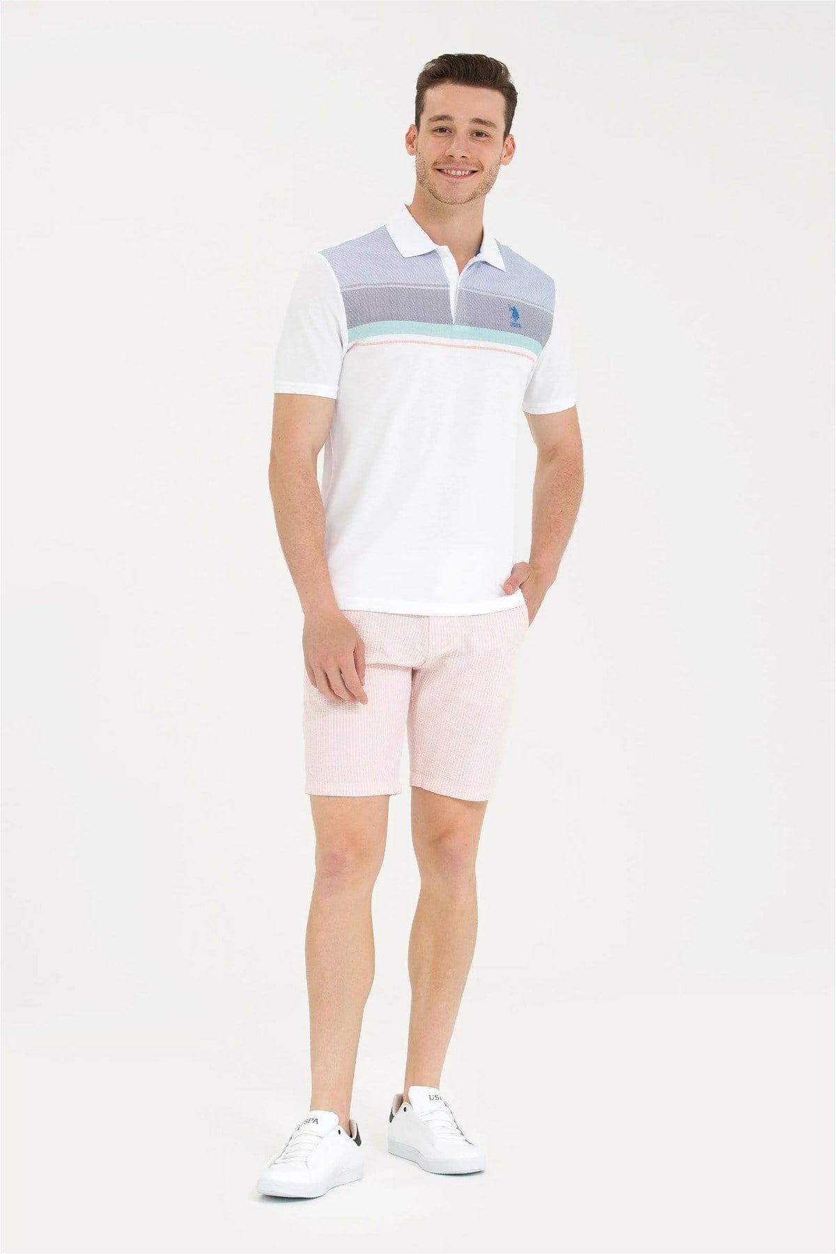 Erkek Saks Polo Yaka Tişört G081GL011.000.1573111.VR045
