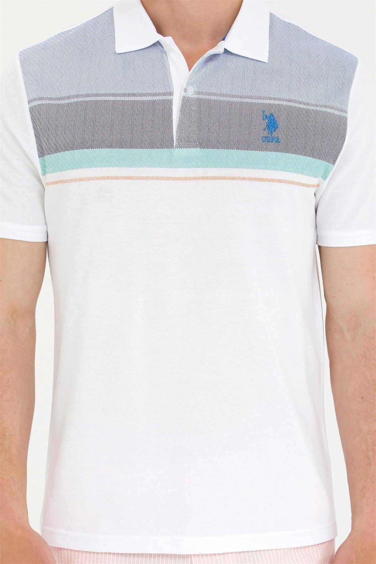 Erkek Saks Polo Yaka Tişört G081GL011.000.1573111.VR045