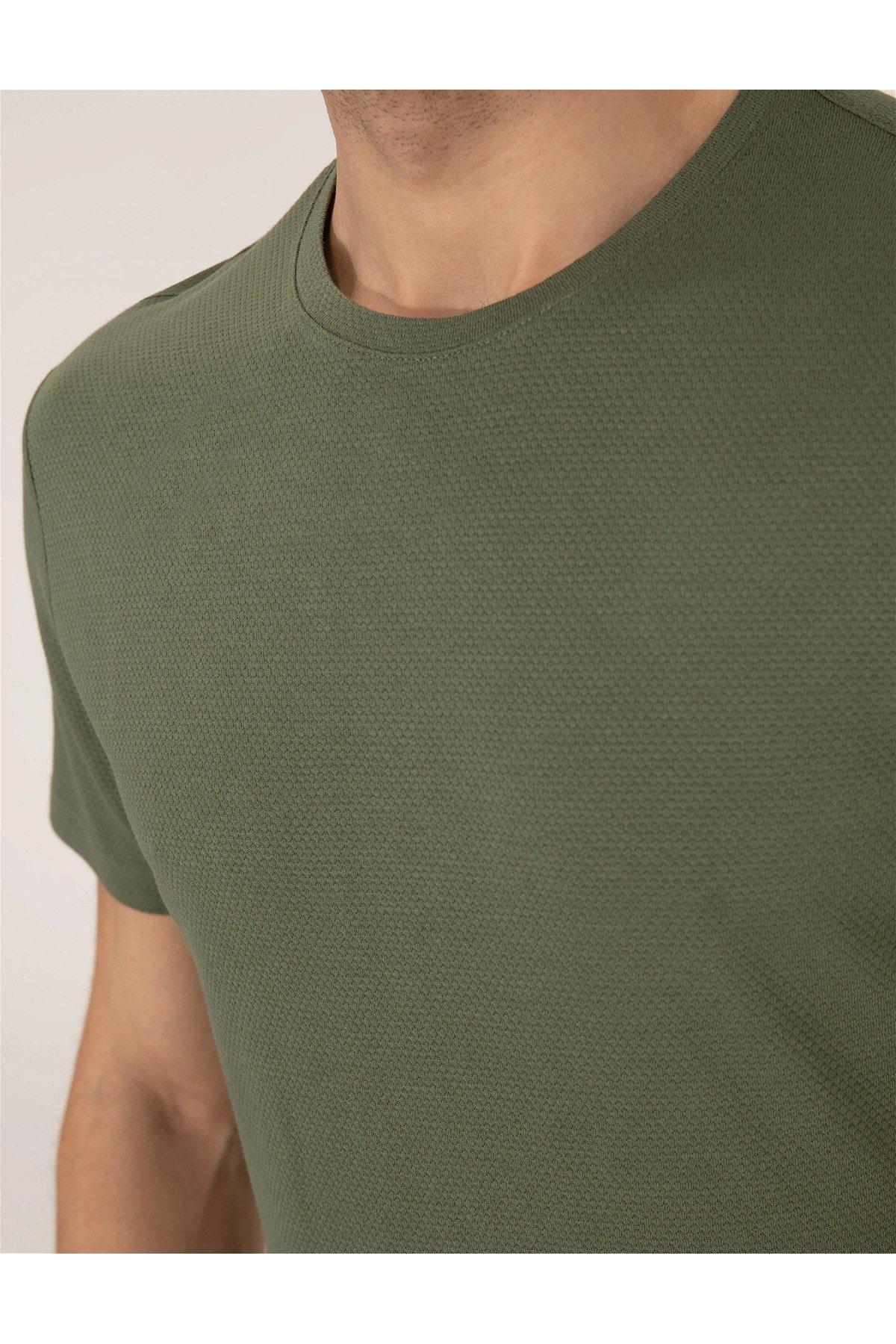 Erkek Slim Fit Basic Tişört G021SZ011.000.1613498.VR046