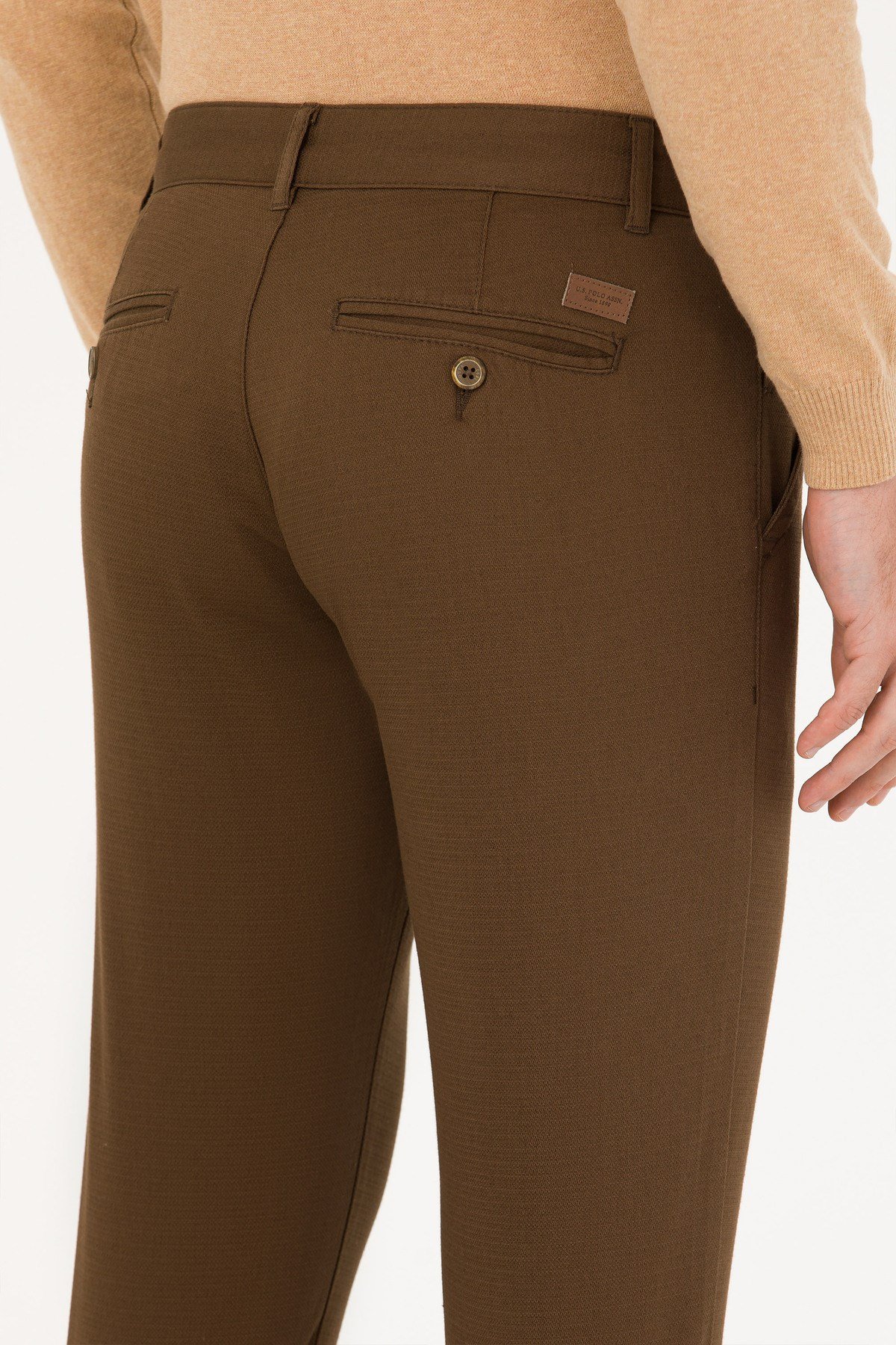 Erkek Slim Fit Coconut Kanvas Pantolon 50275828-VR153