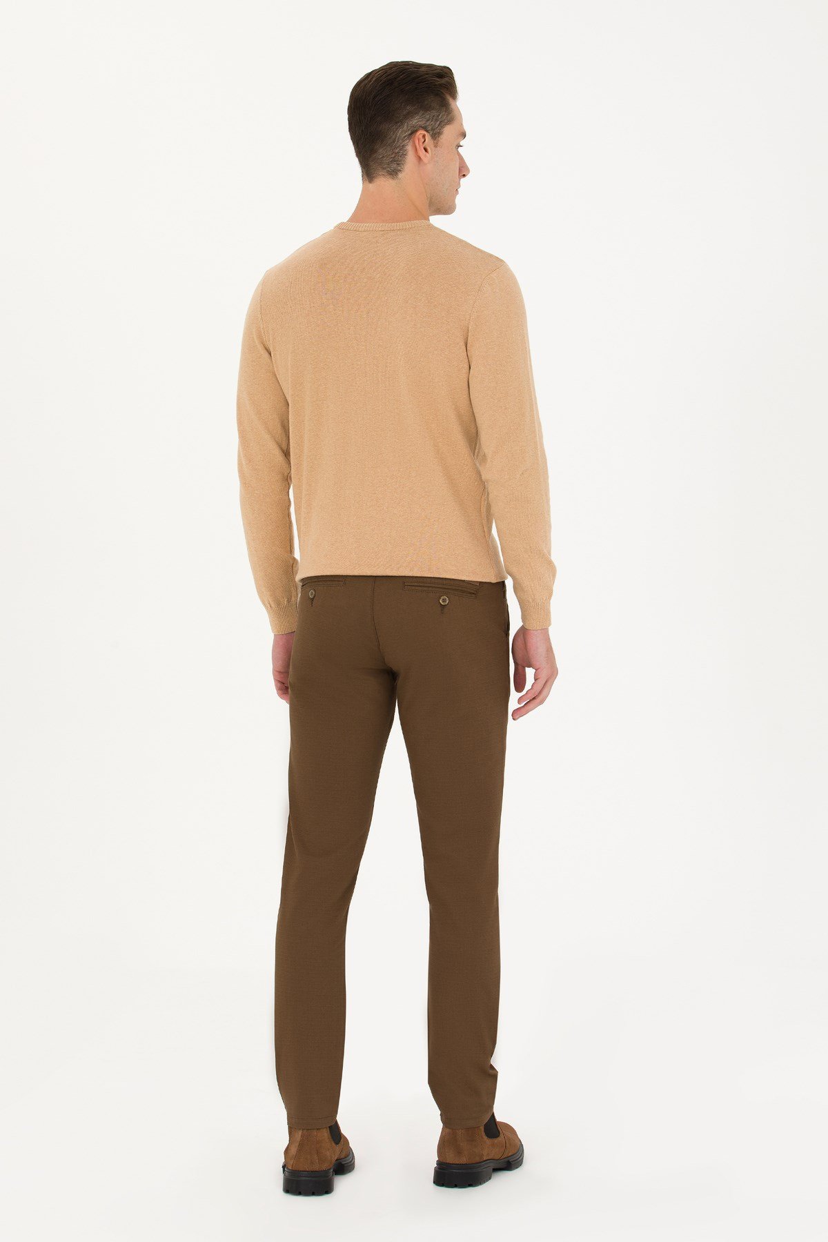 Erkek Slim Fit Coconut Kanvas Pantolon 50275828-VR153