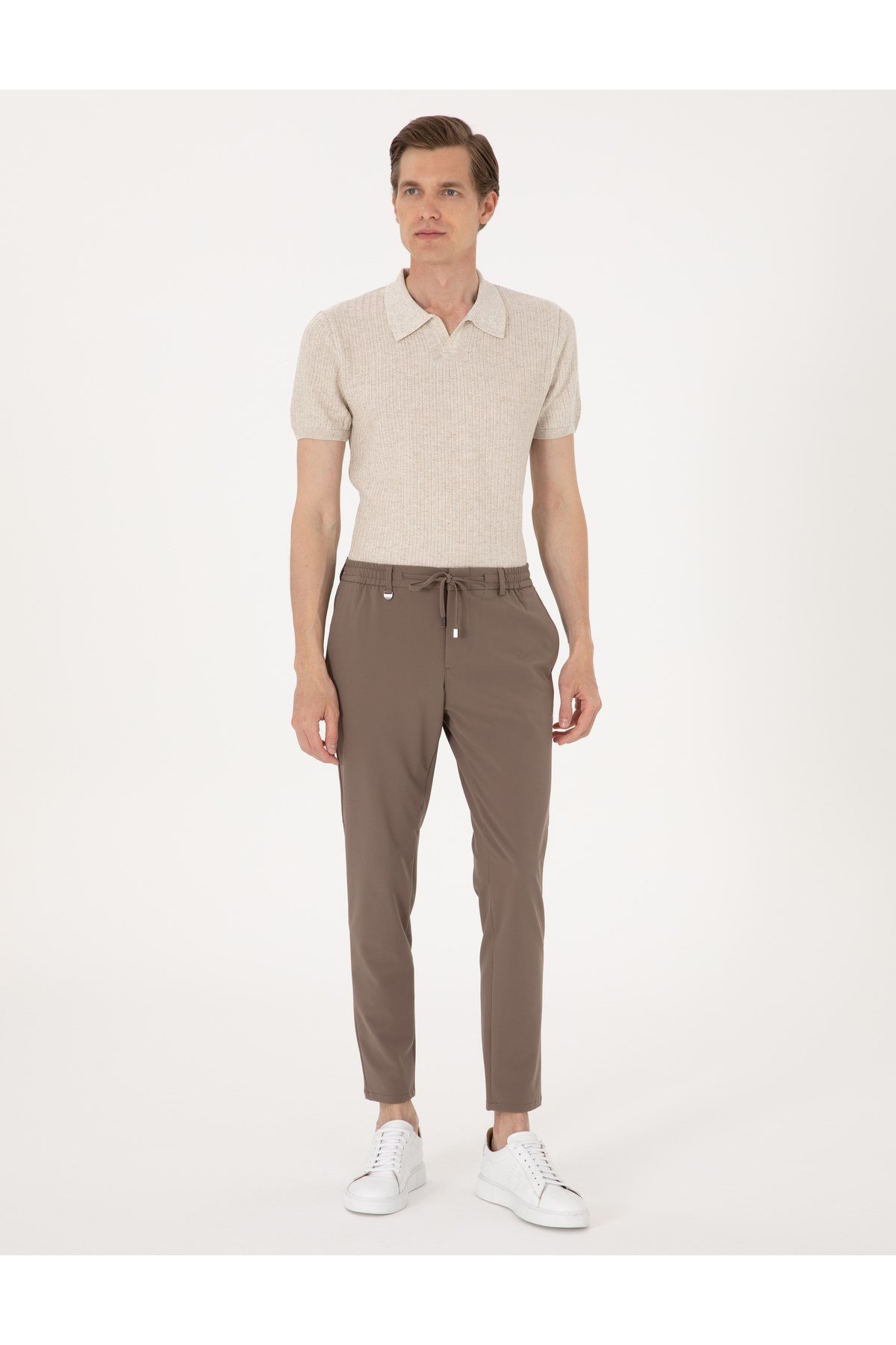 Erkek Slim Fit Düz Pantolon 2163496