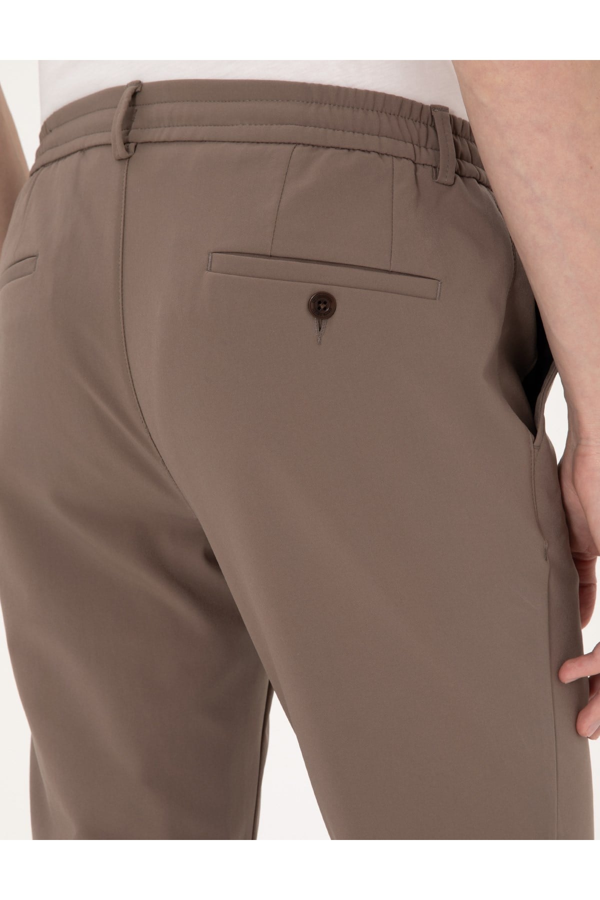 Erkek Slim Fit Düz Pantolon 2163496
