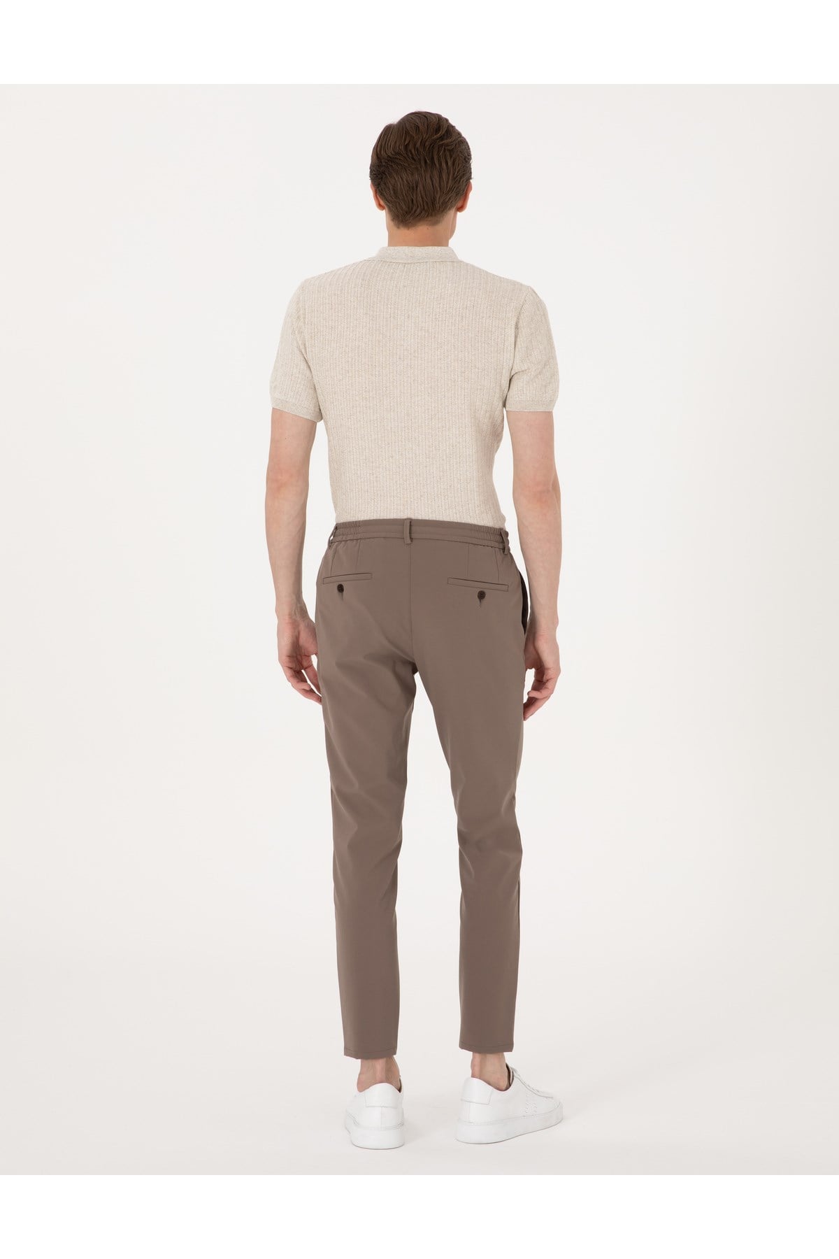 Erkek Slim Fit Düz Pantolon 2163496