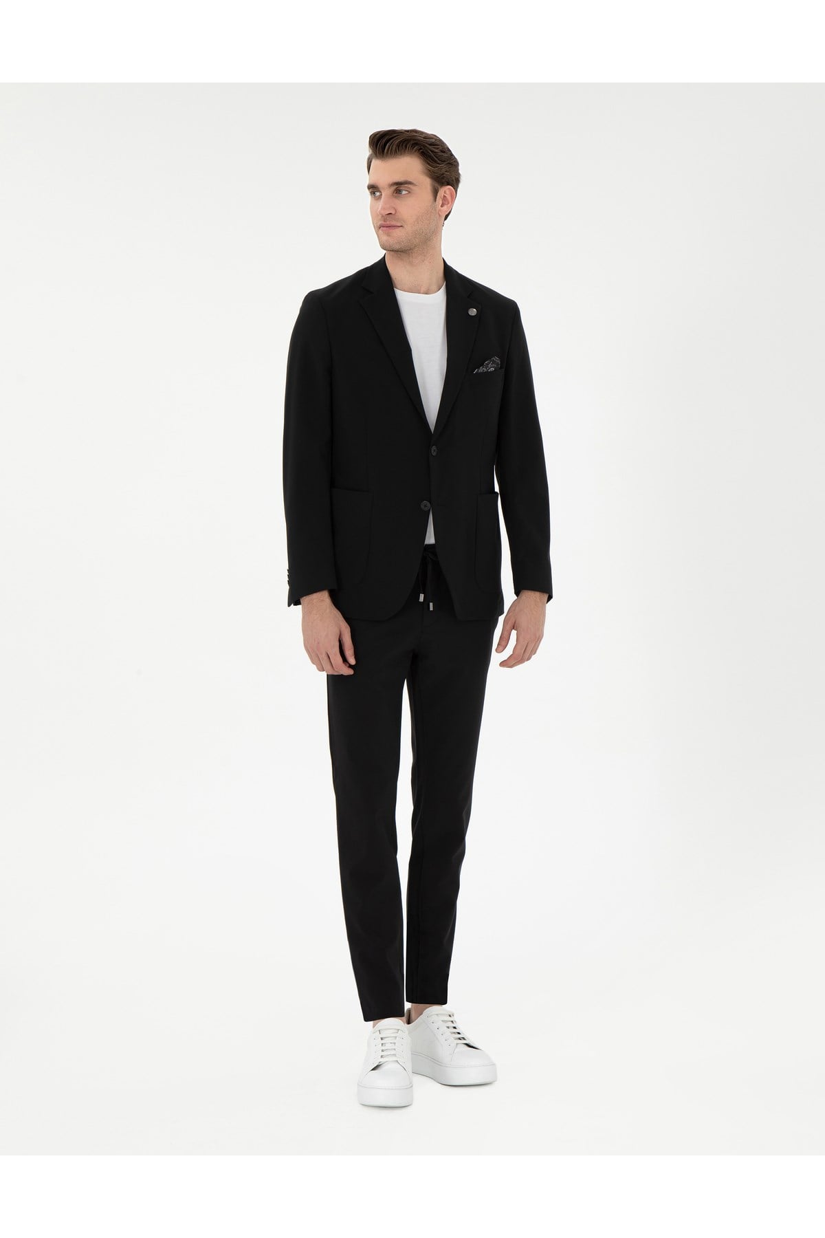 Erkek Slim Fit Düz Pantolon 2163496