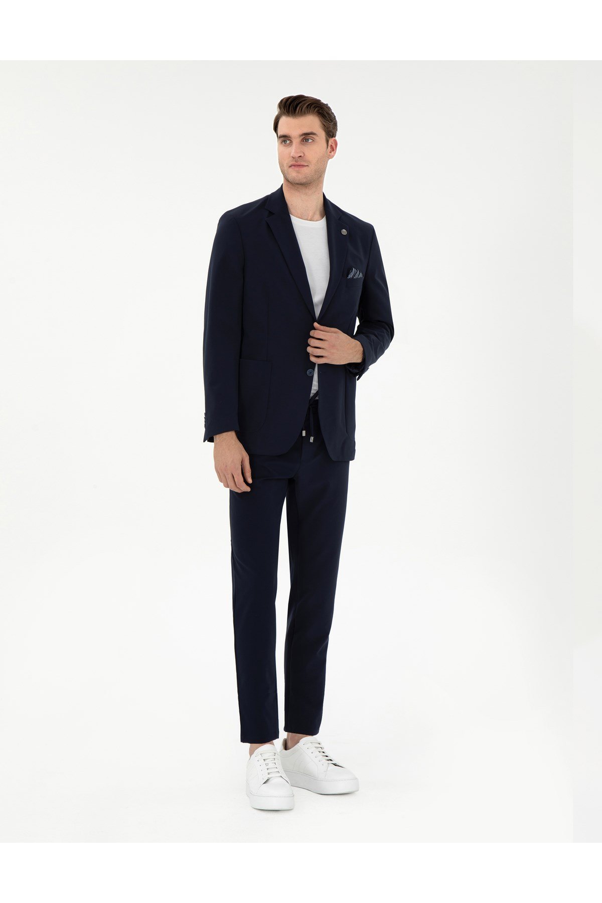 Erkek Slim Fit Düz Pantolon 2163496