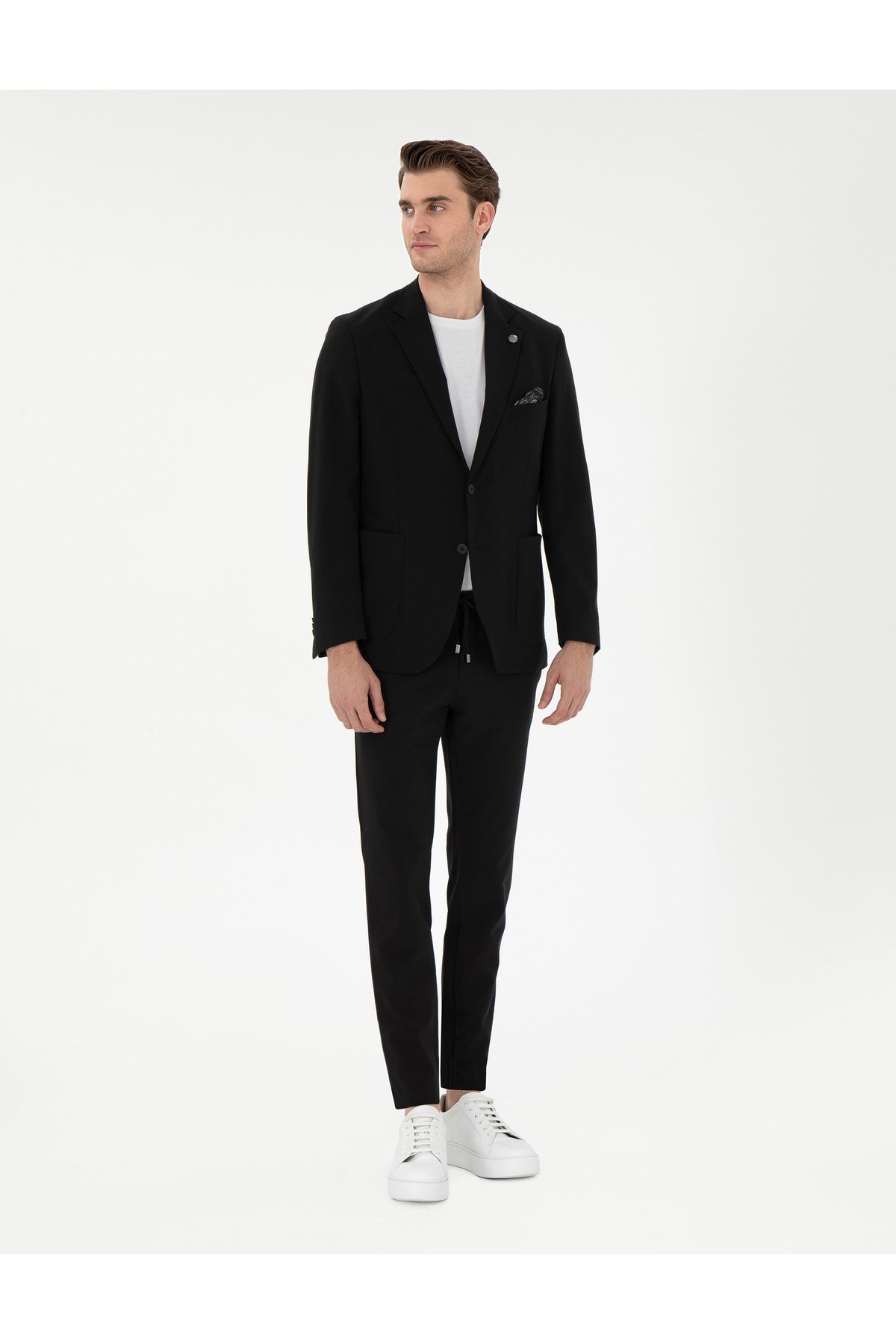 Erkek Slim Fit Düz Pantolon 2163496