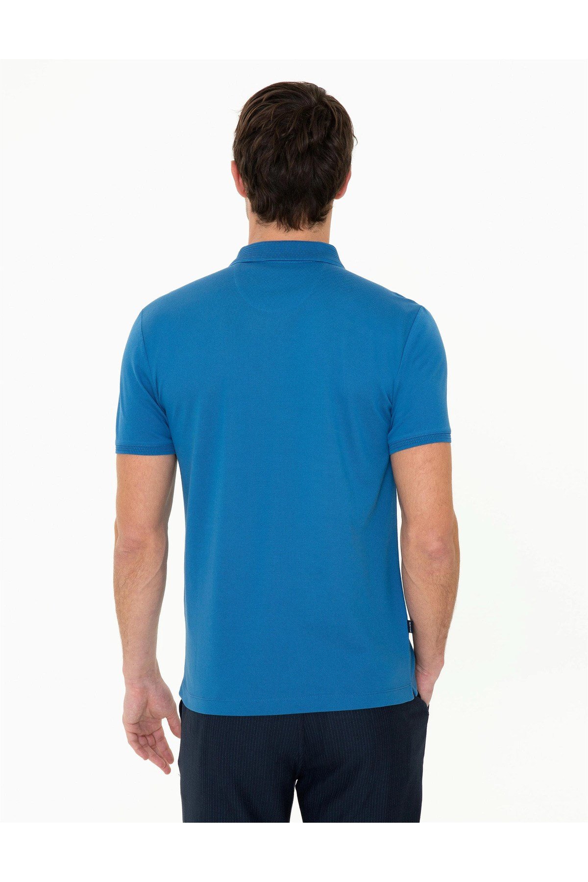 Erkek Slim Fit Polo Yaka Merserize Tişört G021SZ011.000.1370054