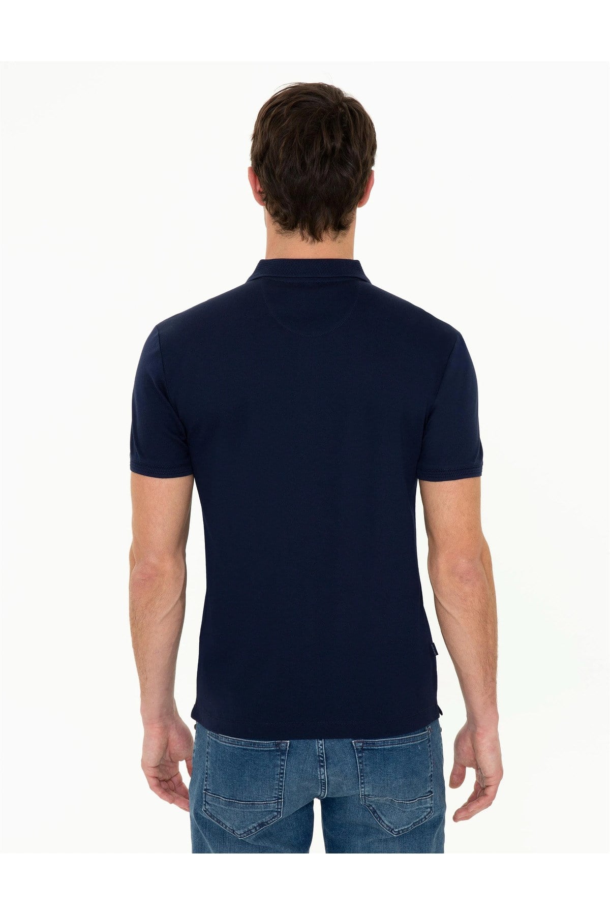 Erkek Slim Fit Polo Yaka Merserize Tişört G021SZ011.000.1370054