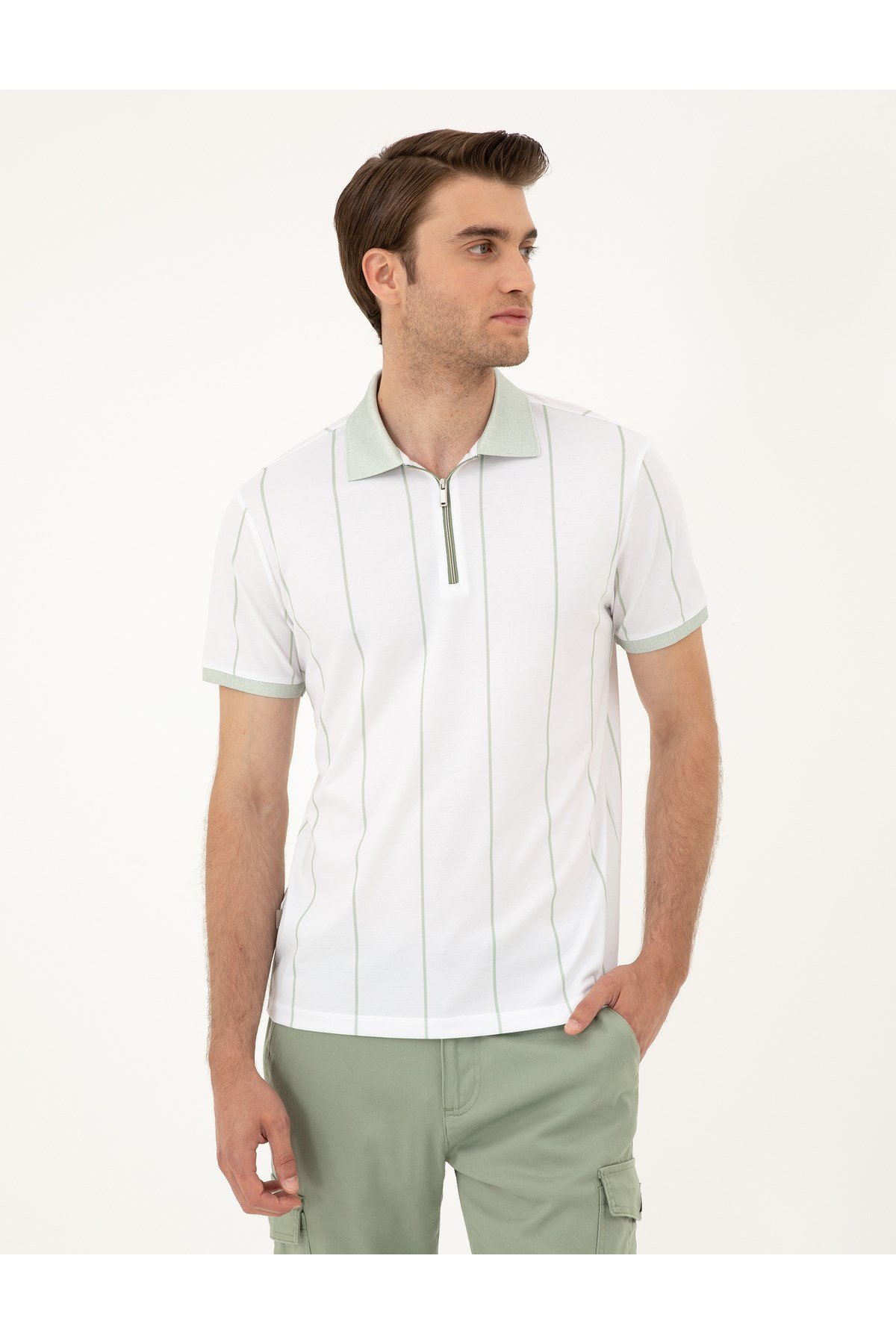 Erkek Slim Fit T-Shirt 1844959