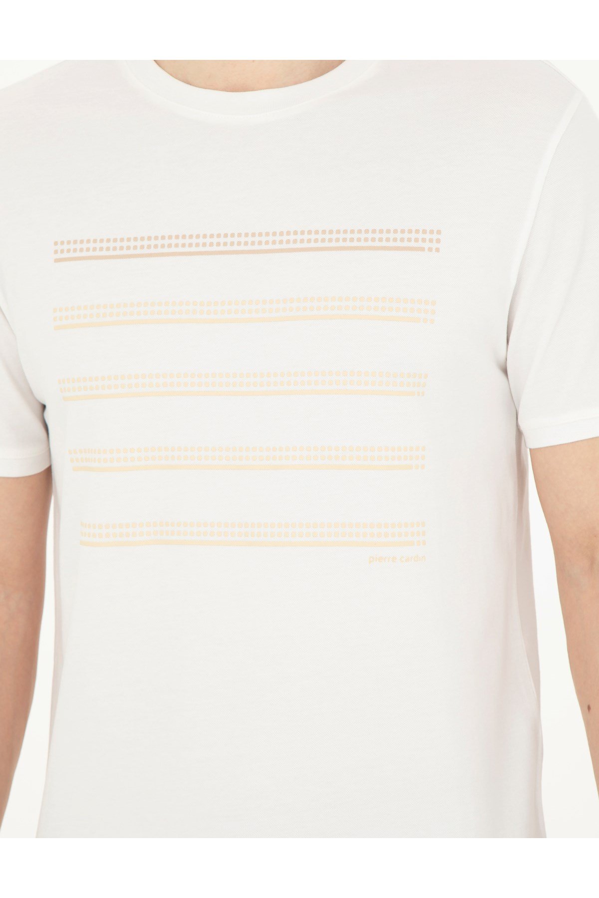 Erkek T-shrit YONG VR019Ecru 1823878