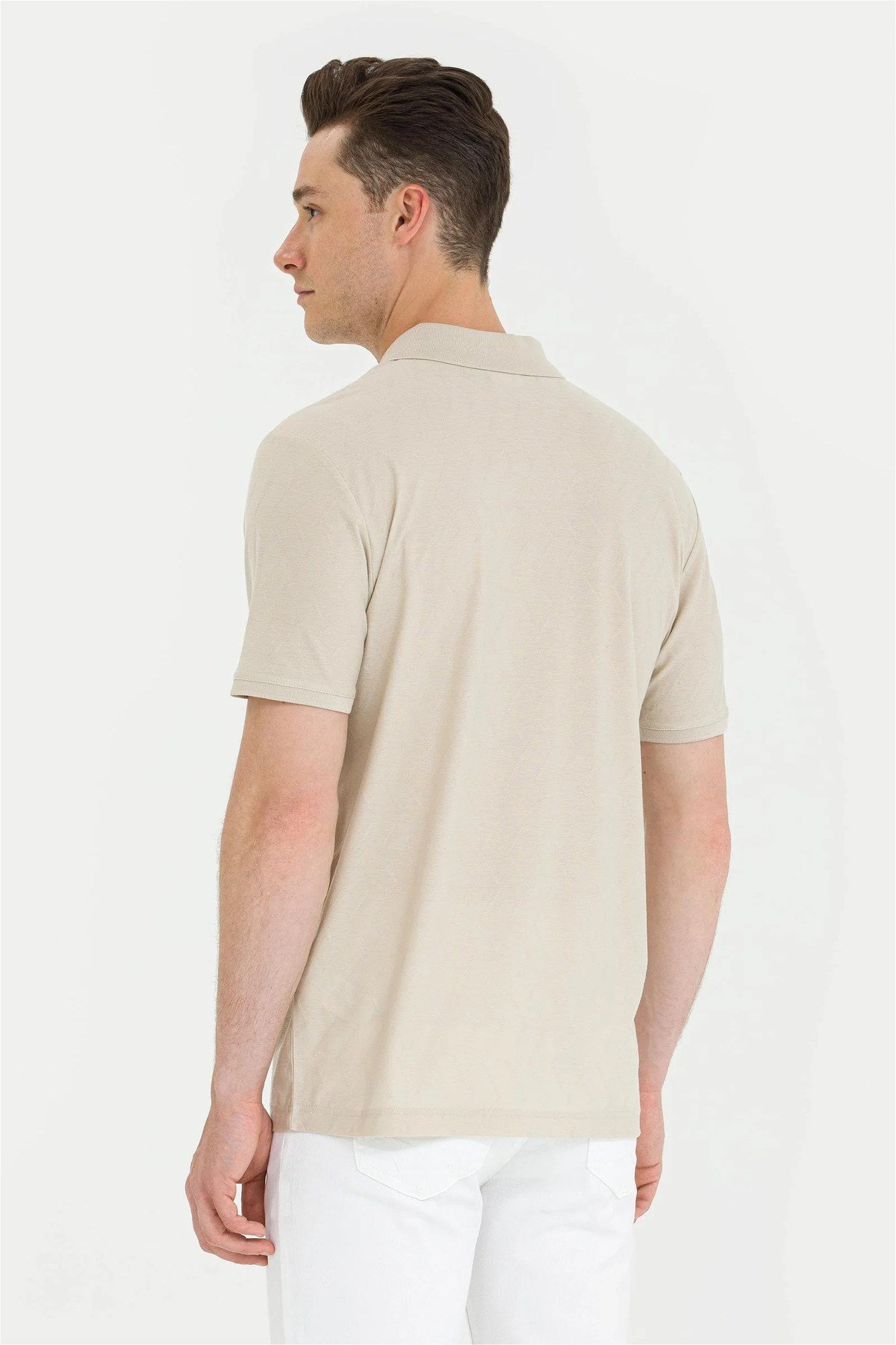 Erkek Taş Polo Yaka Tişört G081SZ011.000.1573401.VR049
