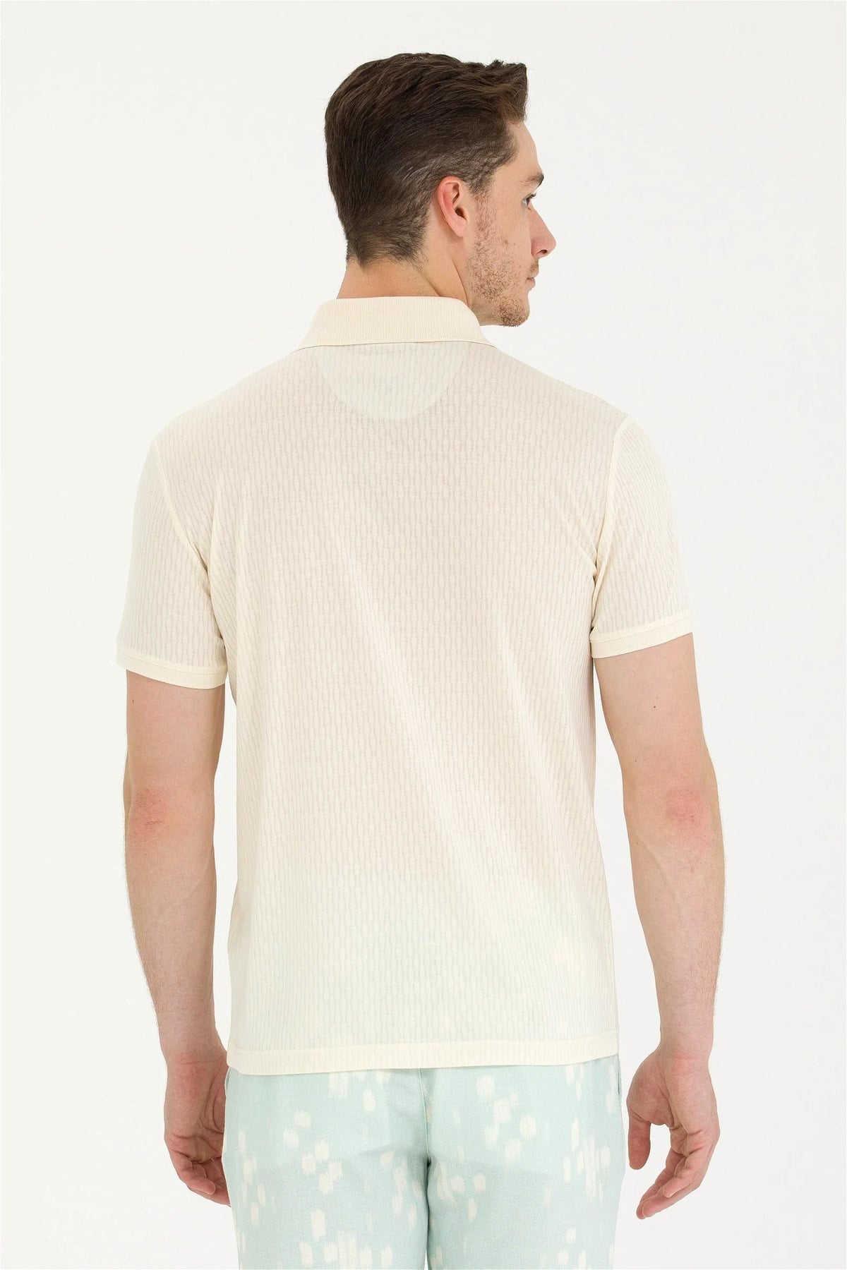 Erkek Taş Polo Yaka Tişört G081SZ011.000.1573385.VR071