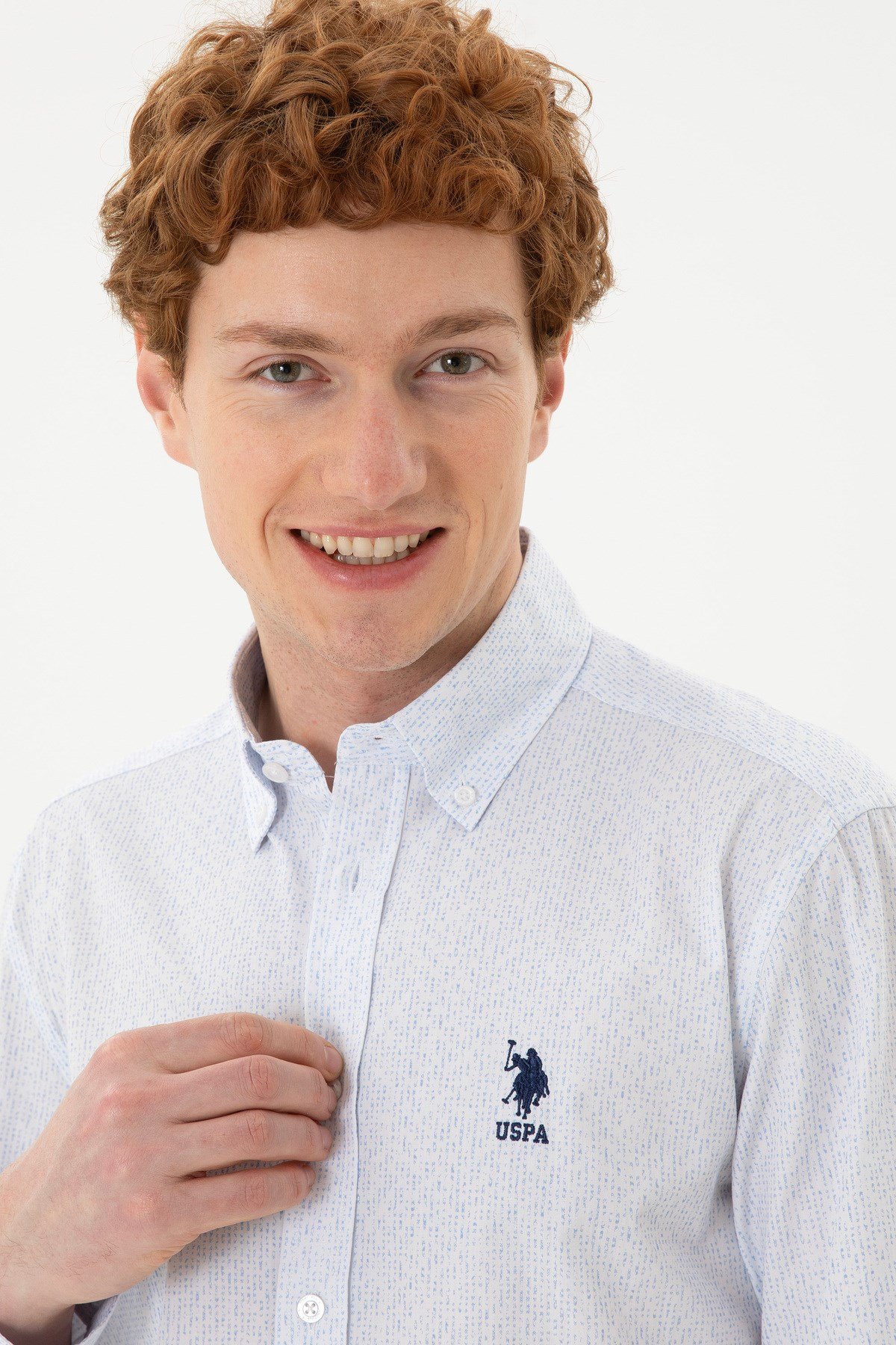 Erkek Uzun Kollu %100 Pamuk Gömlek 1830967