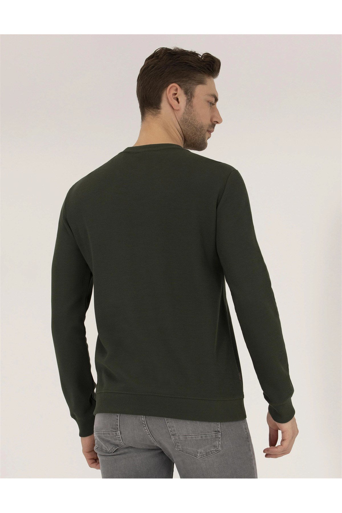 Erkek Yeşil Sweatshirt G021SZ082.000.1466357.VR054
