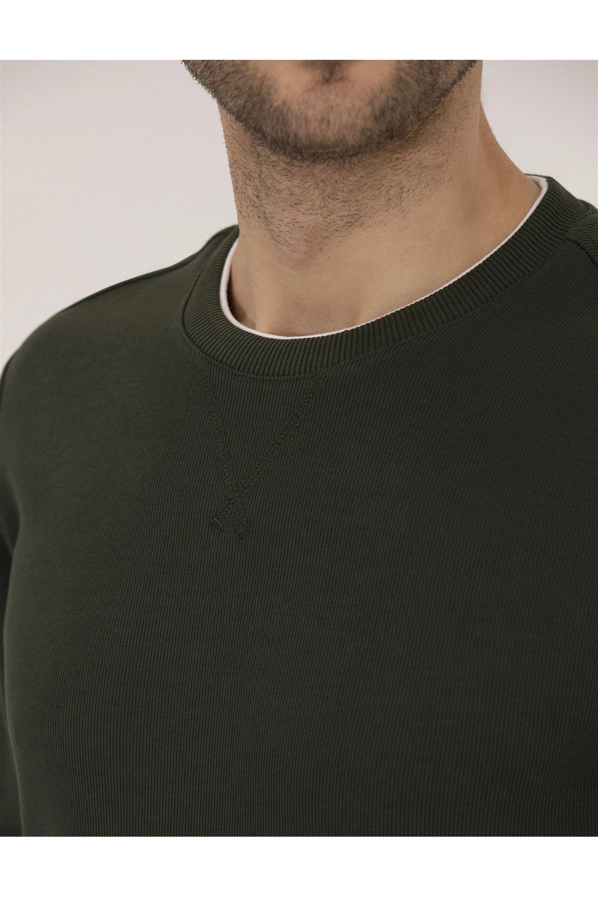 Erkek Yeşil Sweatshirt G021SZ082.000.1466357.VR054