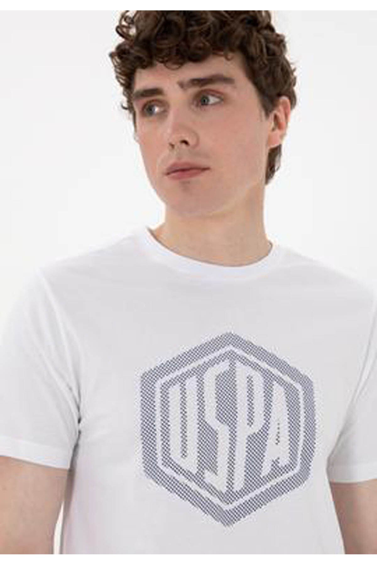 Gaston Beyaz Erkek T-Shirt 2107294