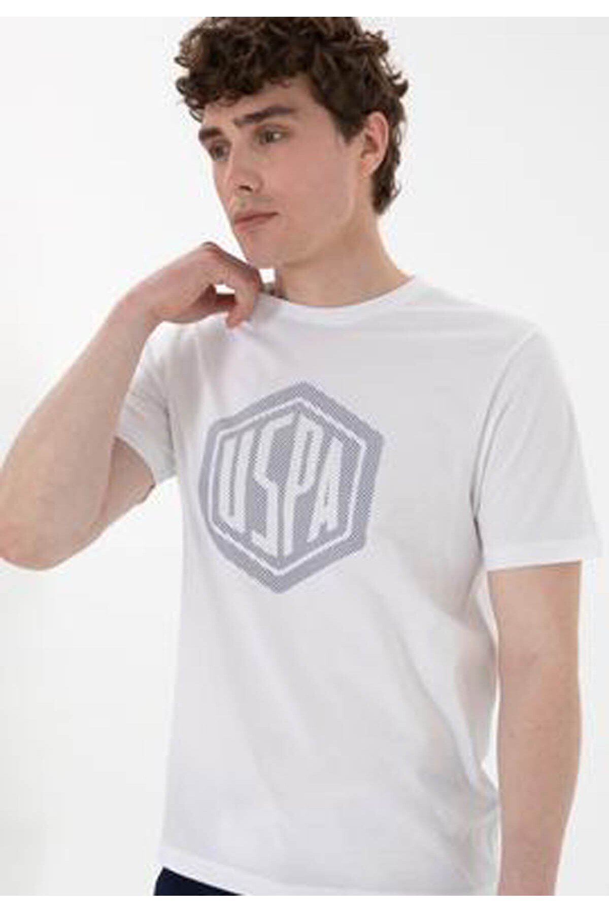 Gaston Beyaz Erkek T-Shirt 2107294