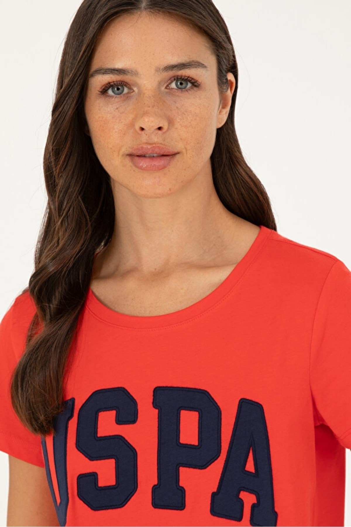 GEAN24 US Polo Assn Kadın T-shirt 1804839 Kırmızı
