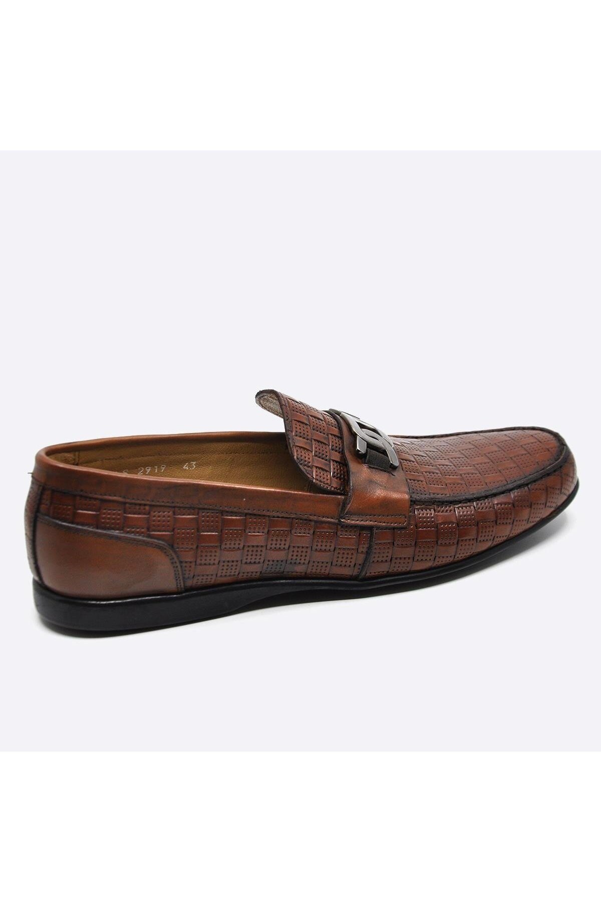 Hakiki Deri Loafer Günlük Erkek Ayakkabı Taba 2919 393 45
