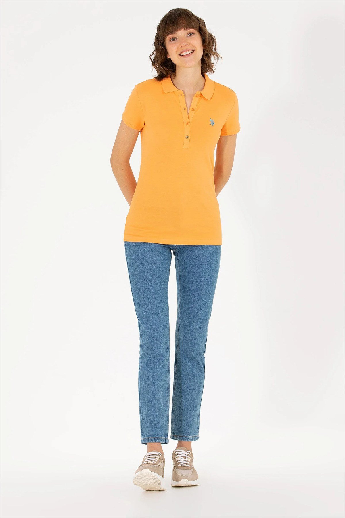 Kadın Basic Polo Yaka Tişört G082GL011.000.1567331