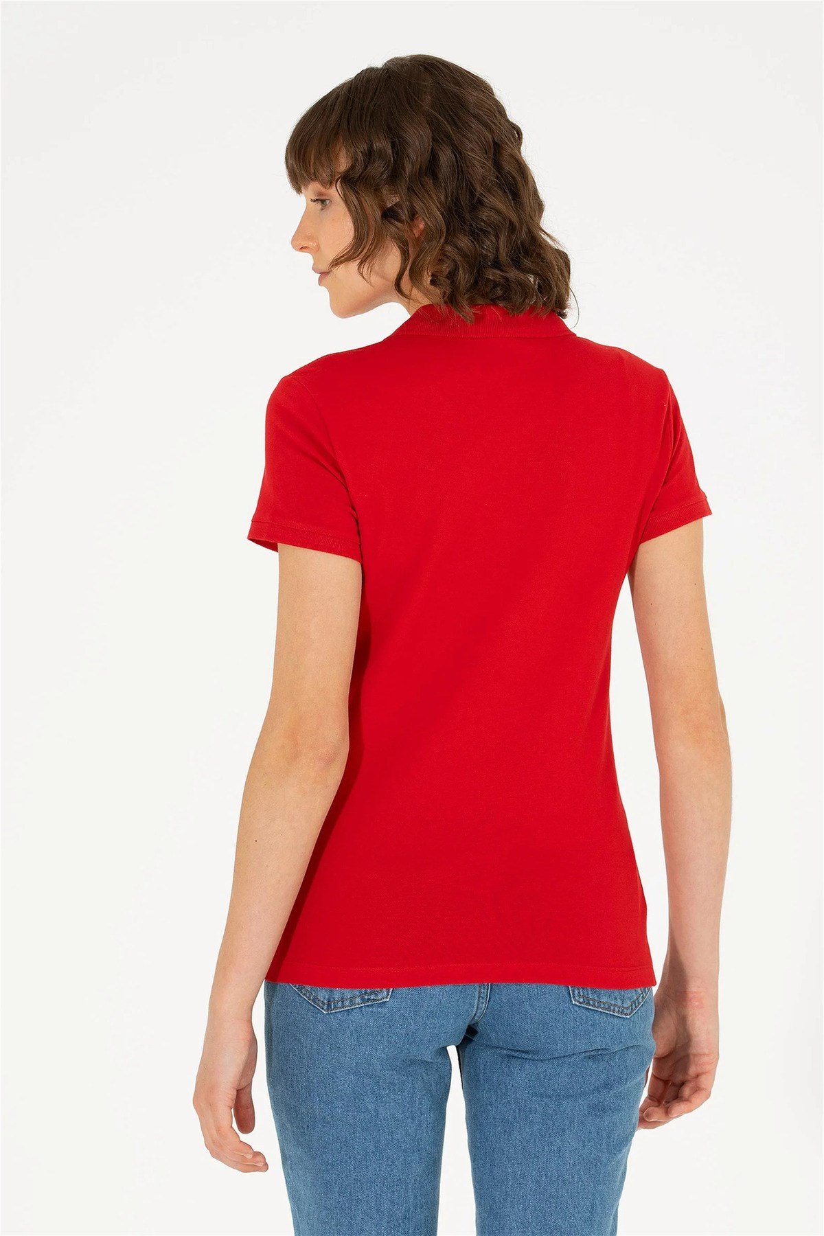 Kadın Basic Polo Yaka Tişört G082GL011.000.1567331