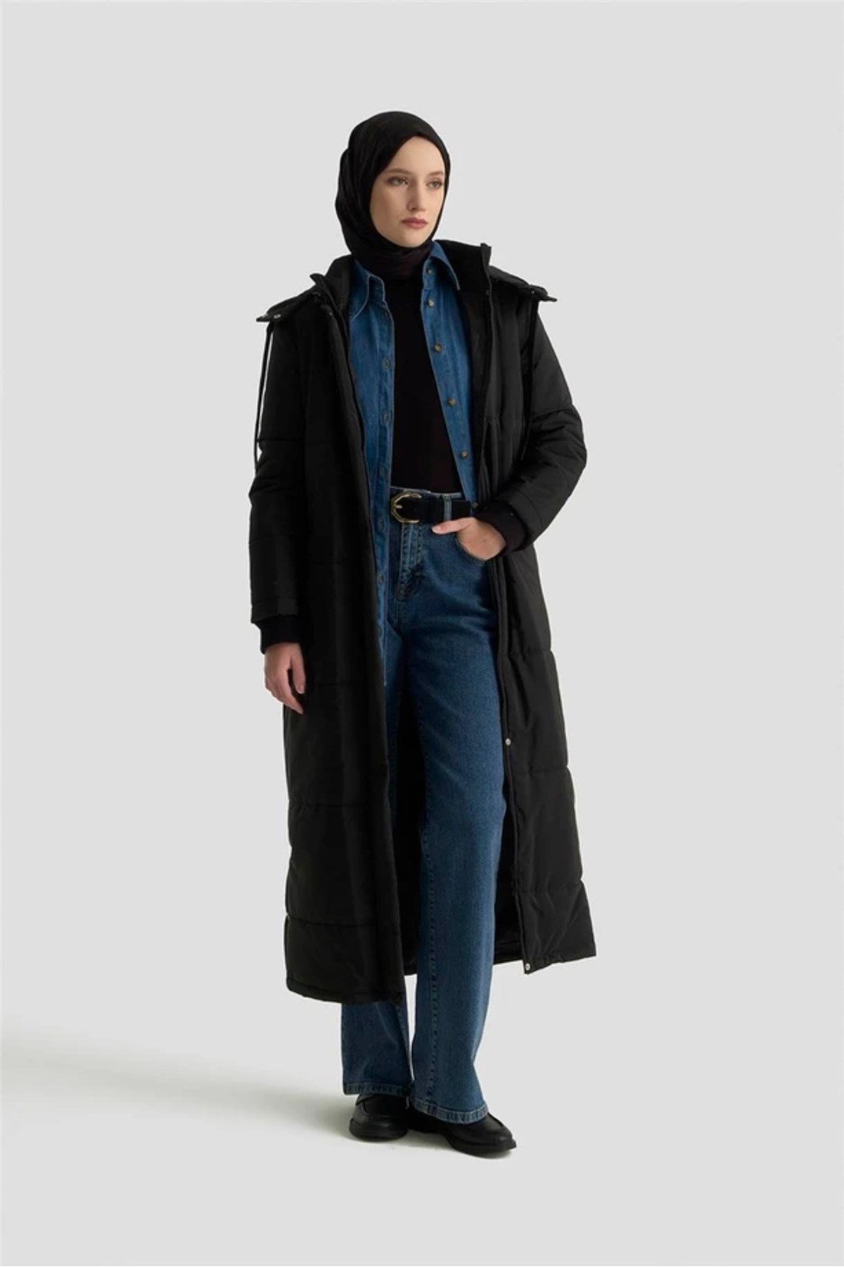 Kadın Kapitone Mont 24KT740 - Trend Model