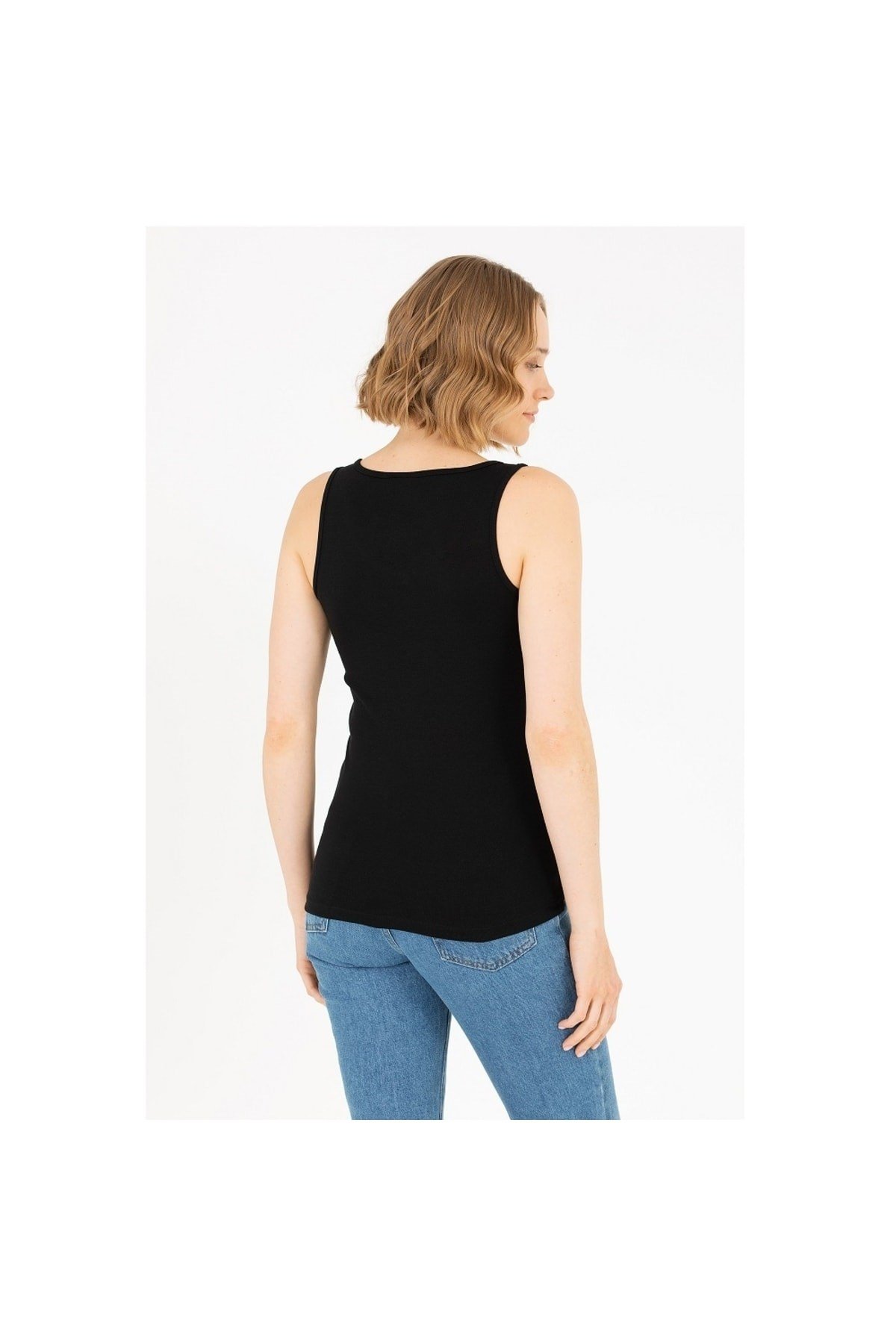 Kadın Kolsuz T-shirt