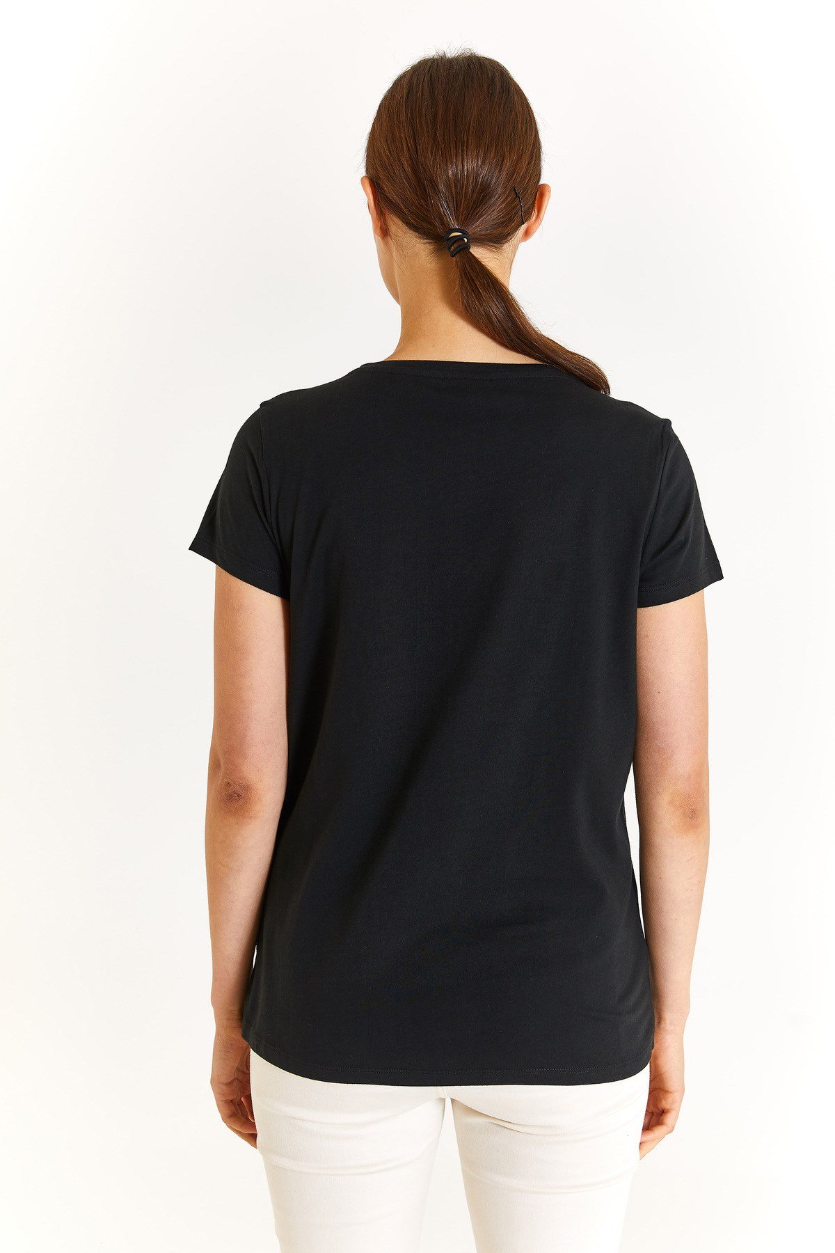 Kadın Regular Basic T-Shirt  %100 Pamuk Gean 1804839