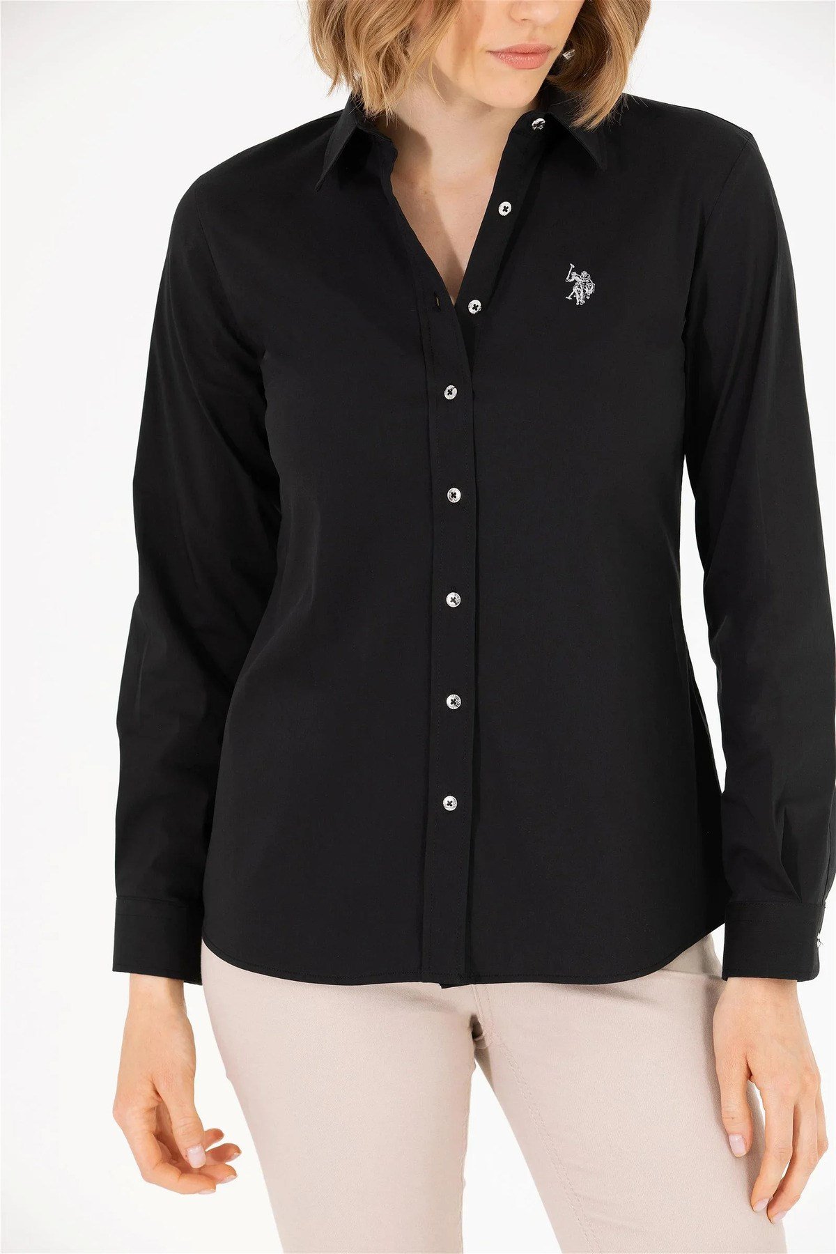 Kadın Uzun Kollu Basic Gömlek G082SZ004-000-1840369