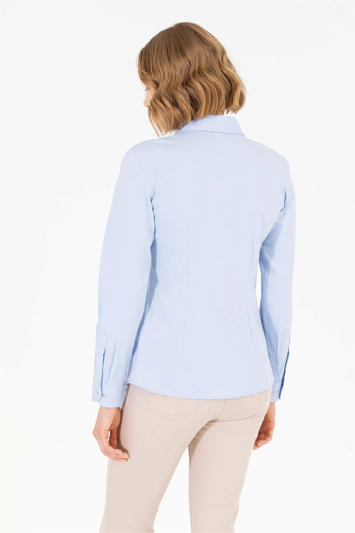 Kadın Uzun Kollu Basic Gömlek G082SZ004-000-1840369
