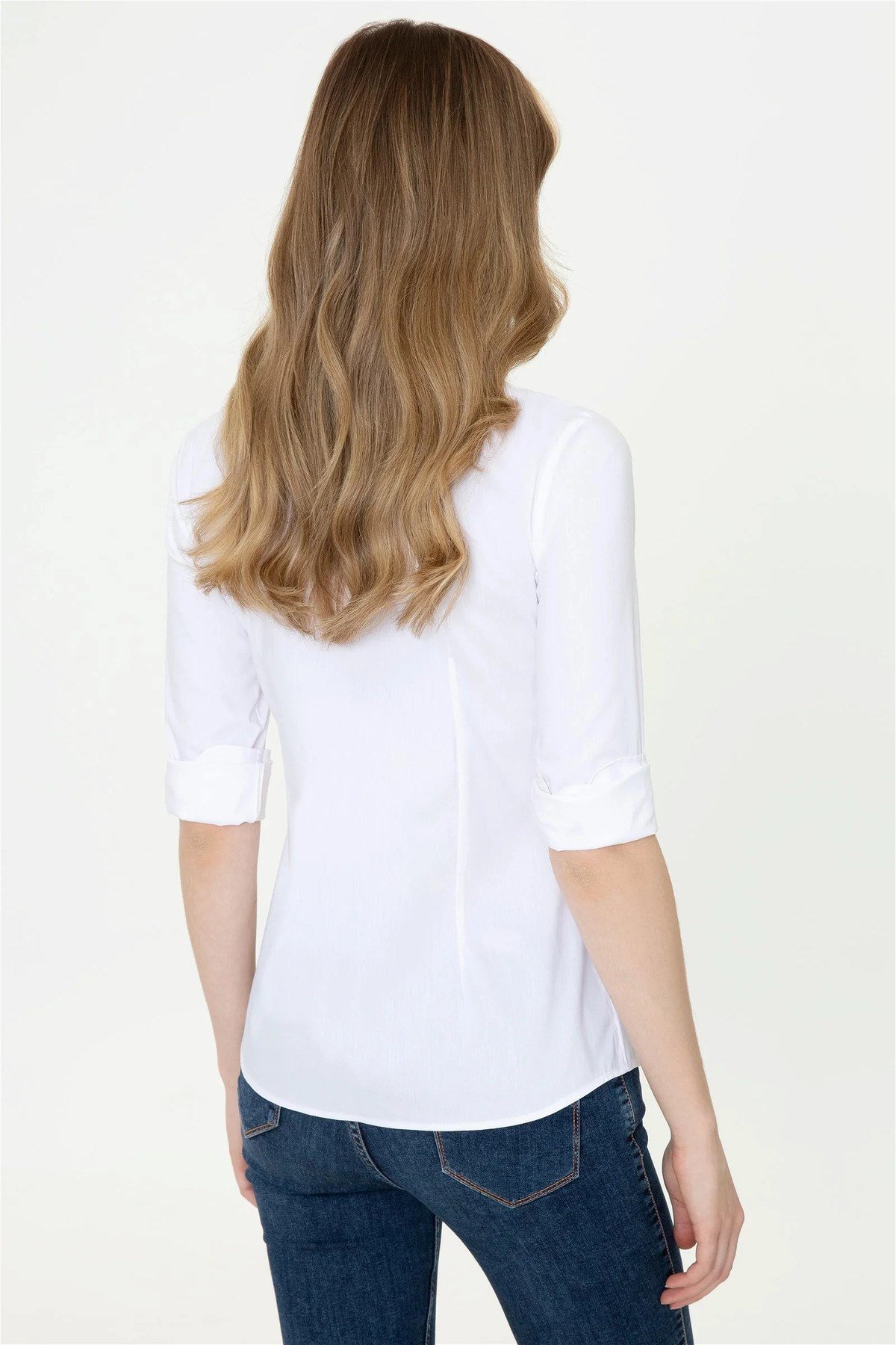 Kadın Uzun Kollu Basic Gömlek G082SZ004-000-1840369