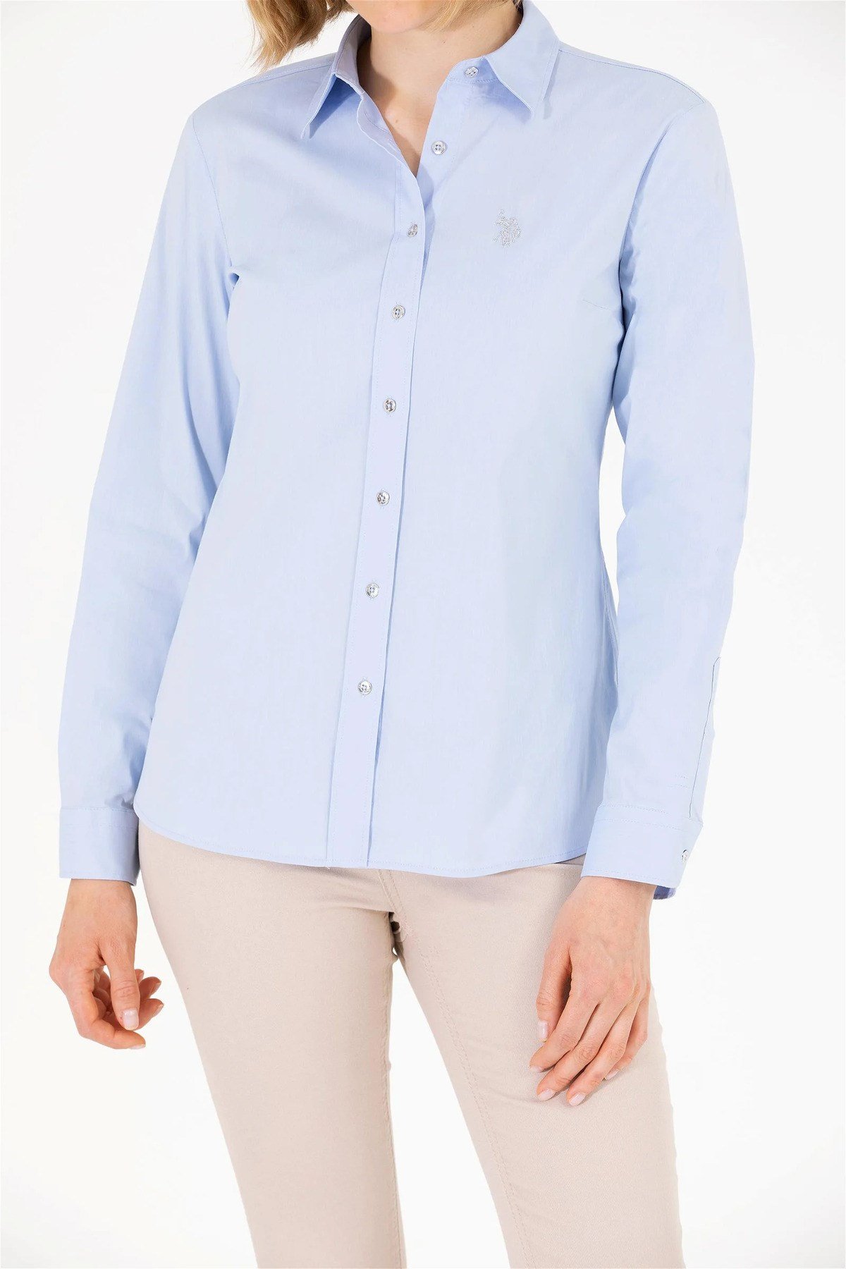 Kadın Uzun Kollu Basic Gömlek G082SZ004-000-1840369