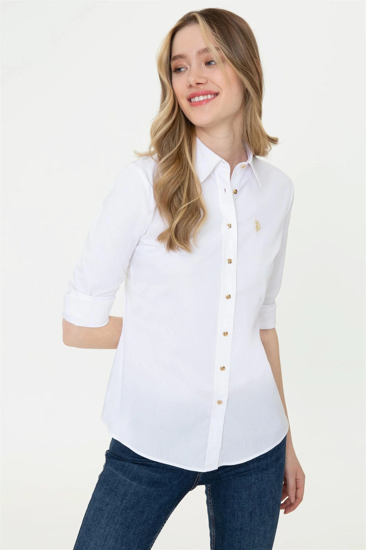 Kadın Uzun Kollu Basic Gömlek G082SZ004-000-1840369