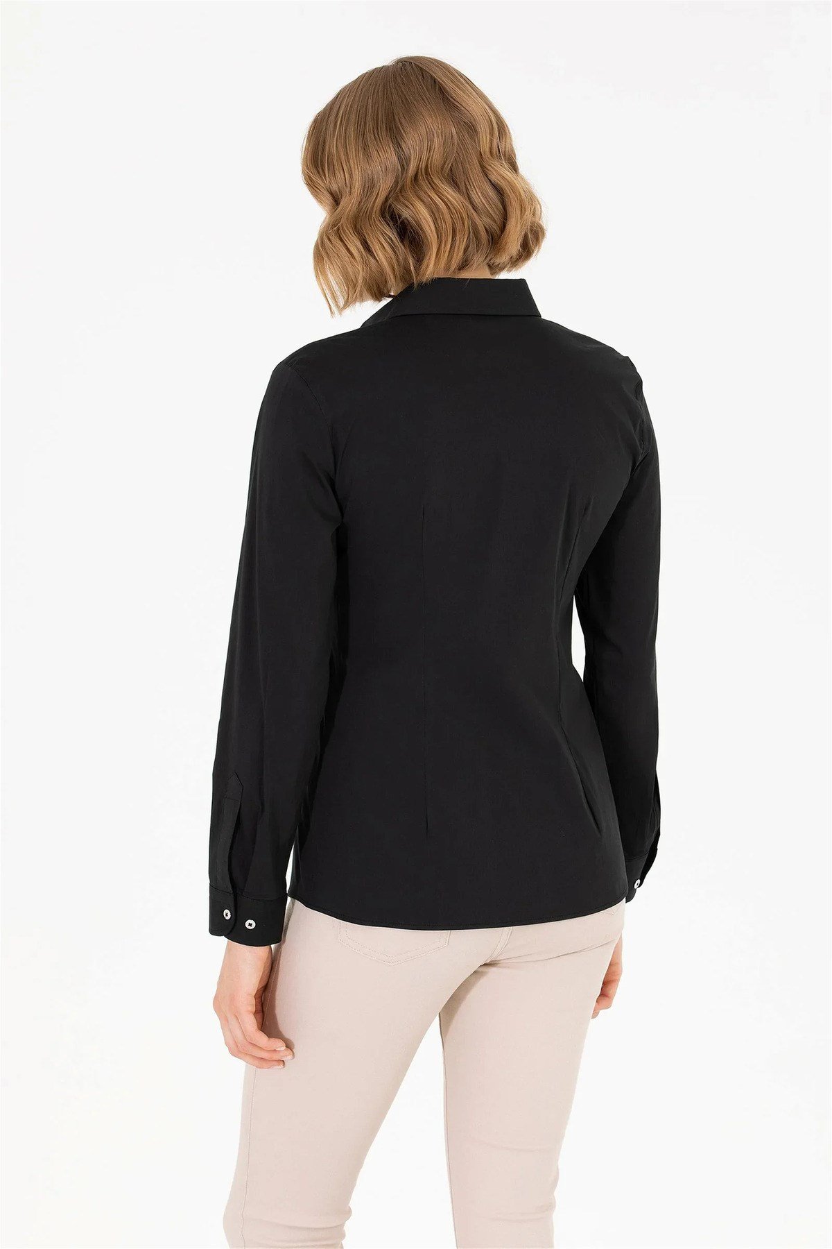 Kadın Uzun Kollu Basic Gömlek G082SZ004-000-1840369