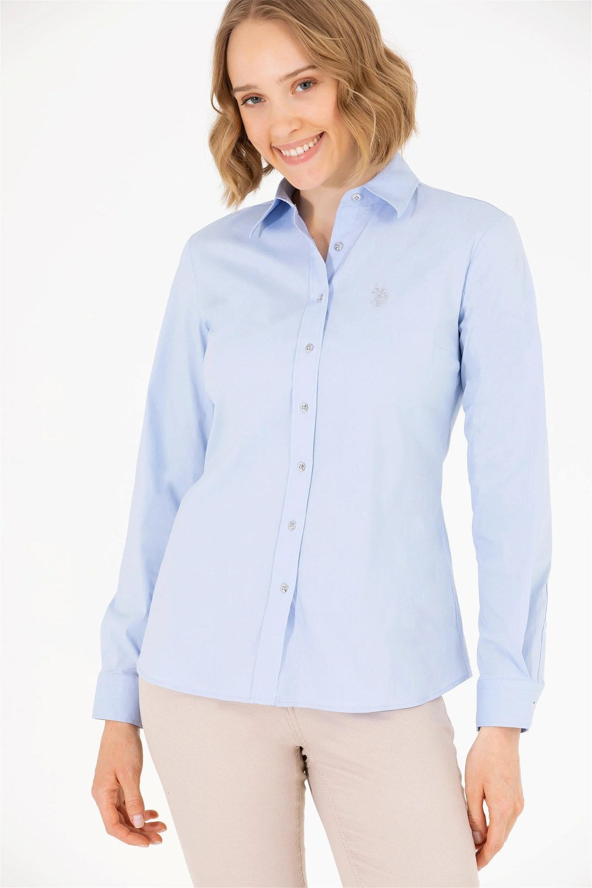 Kadın Uzun Kollu Basic Gömlek G082SZ004-000-1840369