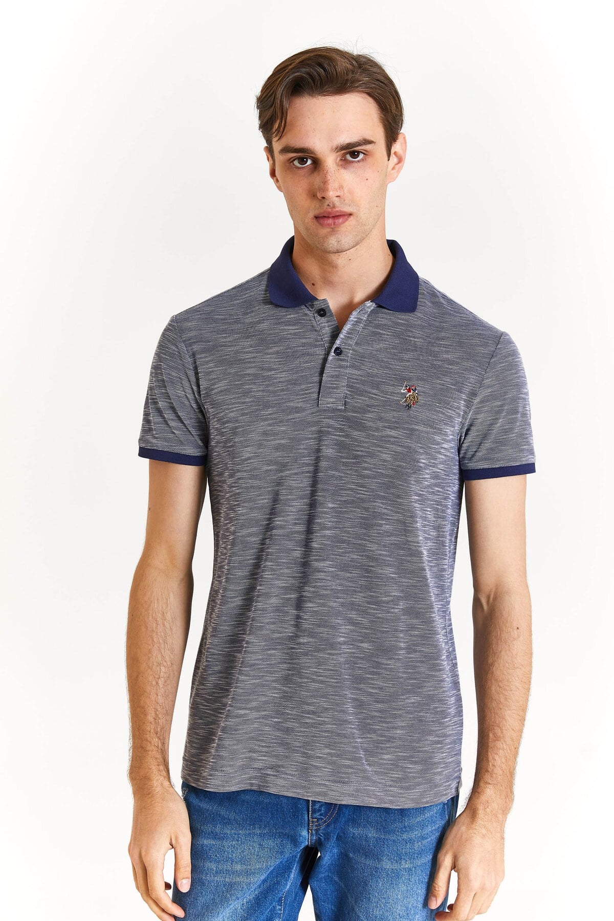 KALIMNOSIY024 US Polo Assn Erkek T-shirt 1792137 Lacivert