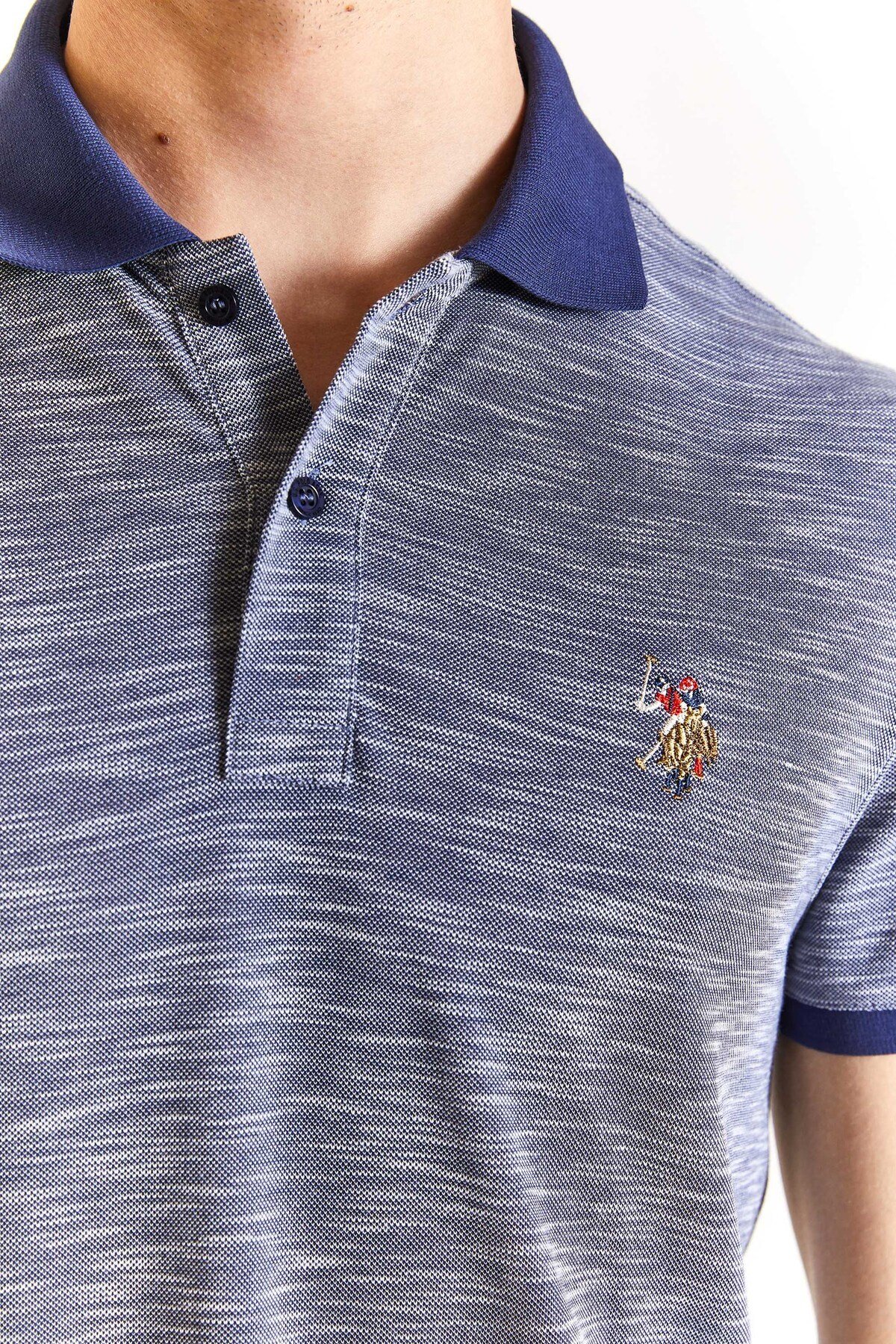 KALIMNOSIY024 US Polo Assn Erkek T-shirt 1792137 Lacivert