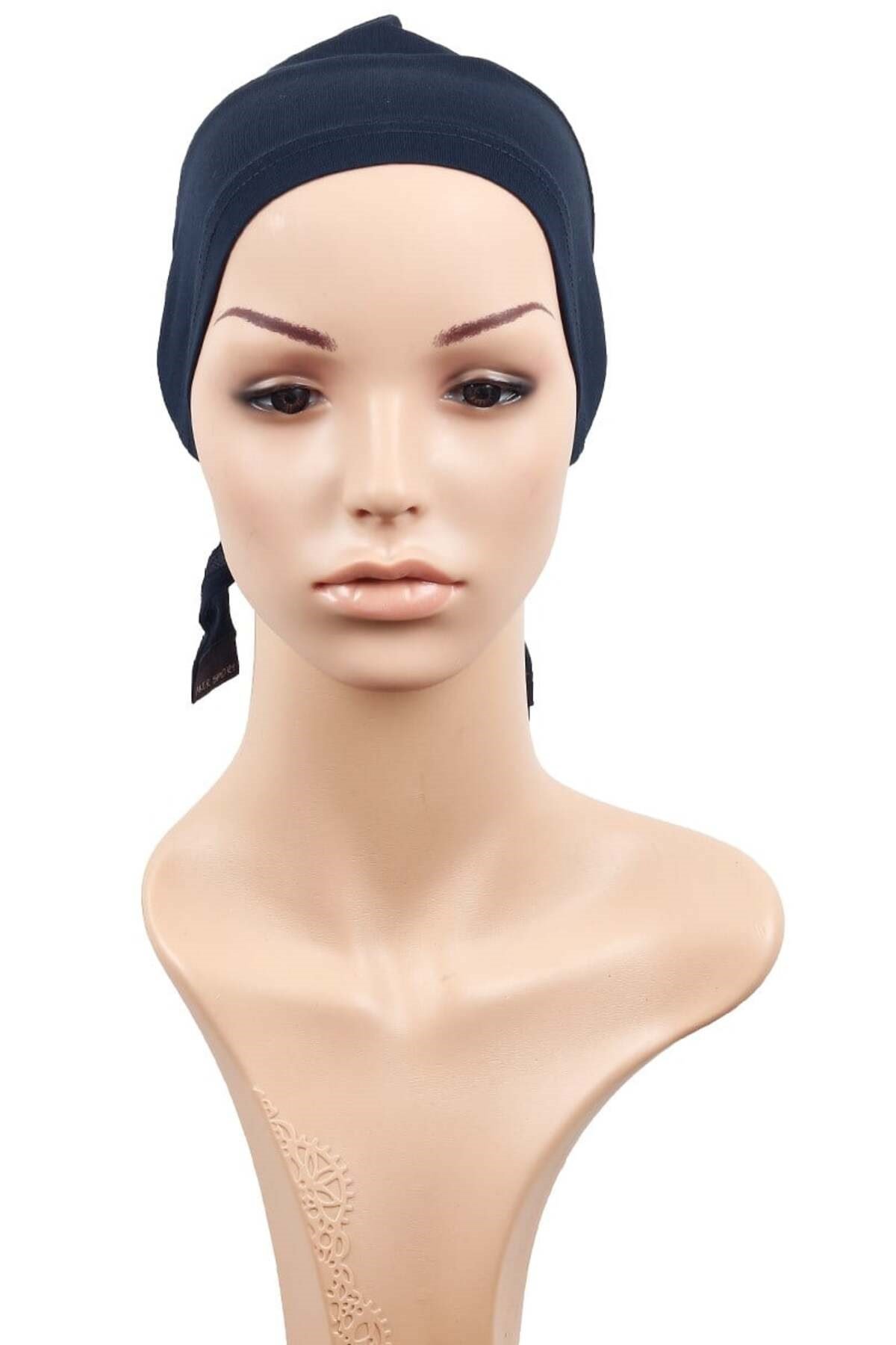 Lacivert 3'Lü Set Likralı Penye Bone 250-0003-04