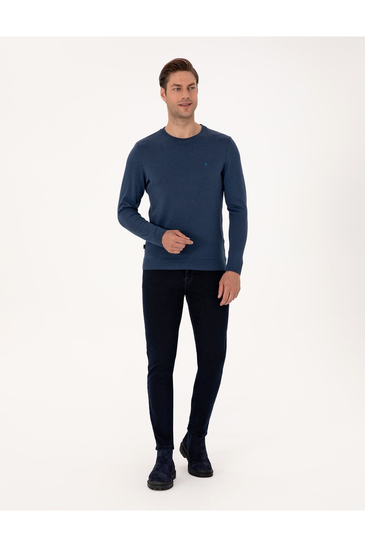 Lacivert Slim Fit Jean Pantolon 50315248-VR033