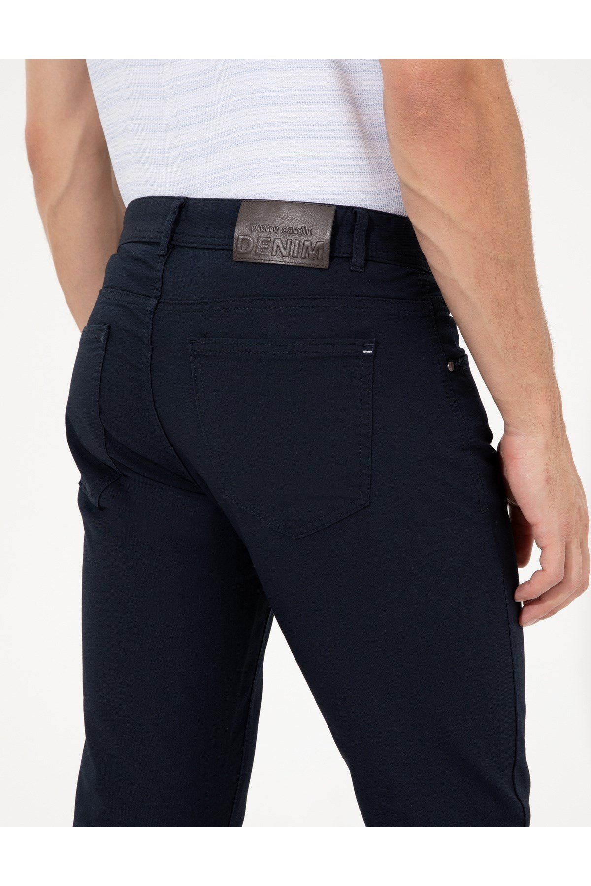 Lacivert Slim Fit Kanvas Pantolon 50251460-VR033