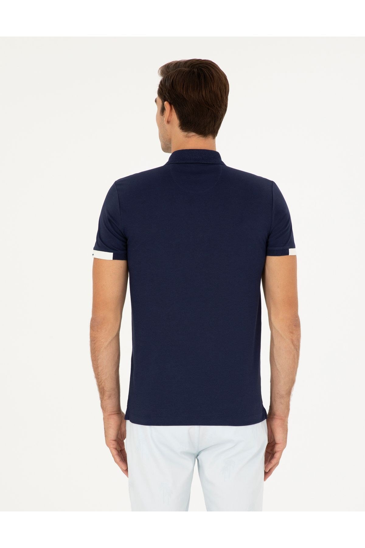 Lacivert Slim Fit T-Shirt 1824171