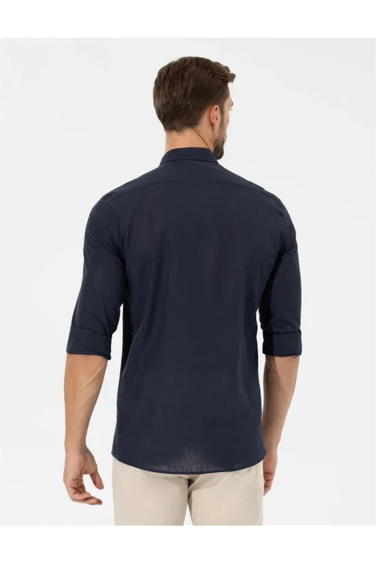 Lacivert Slim Fit Uzun Kollu Gömlek G021GL004.000.1622602