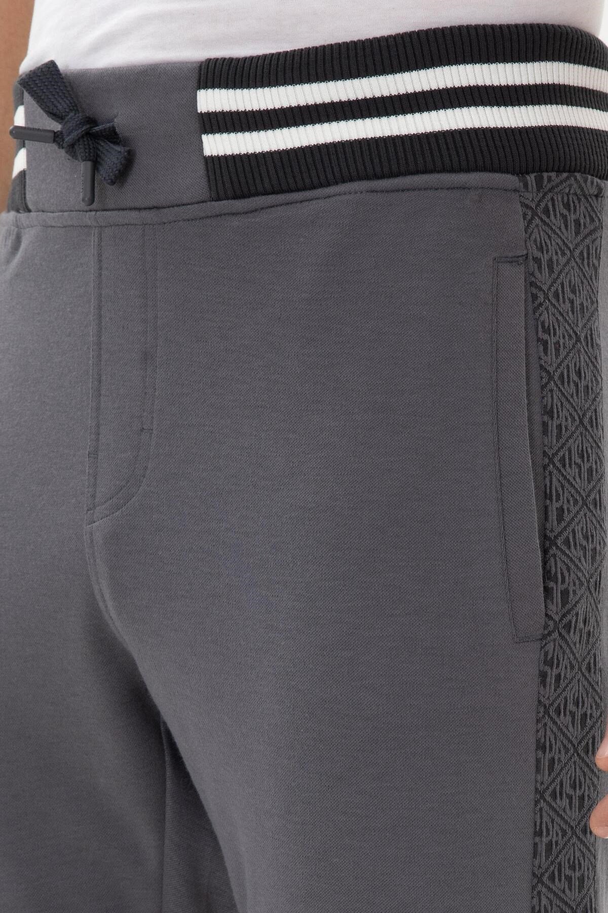 Lastikli Bel Regular Fit Erkek Örme Pantolon