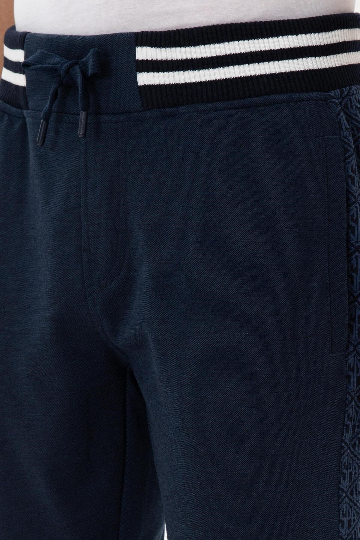 Lastikli Bel Regular Fit Erkek Örme Pantolon